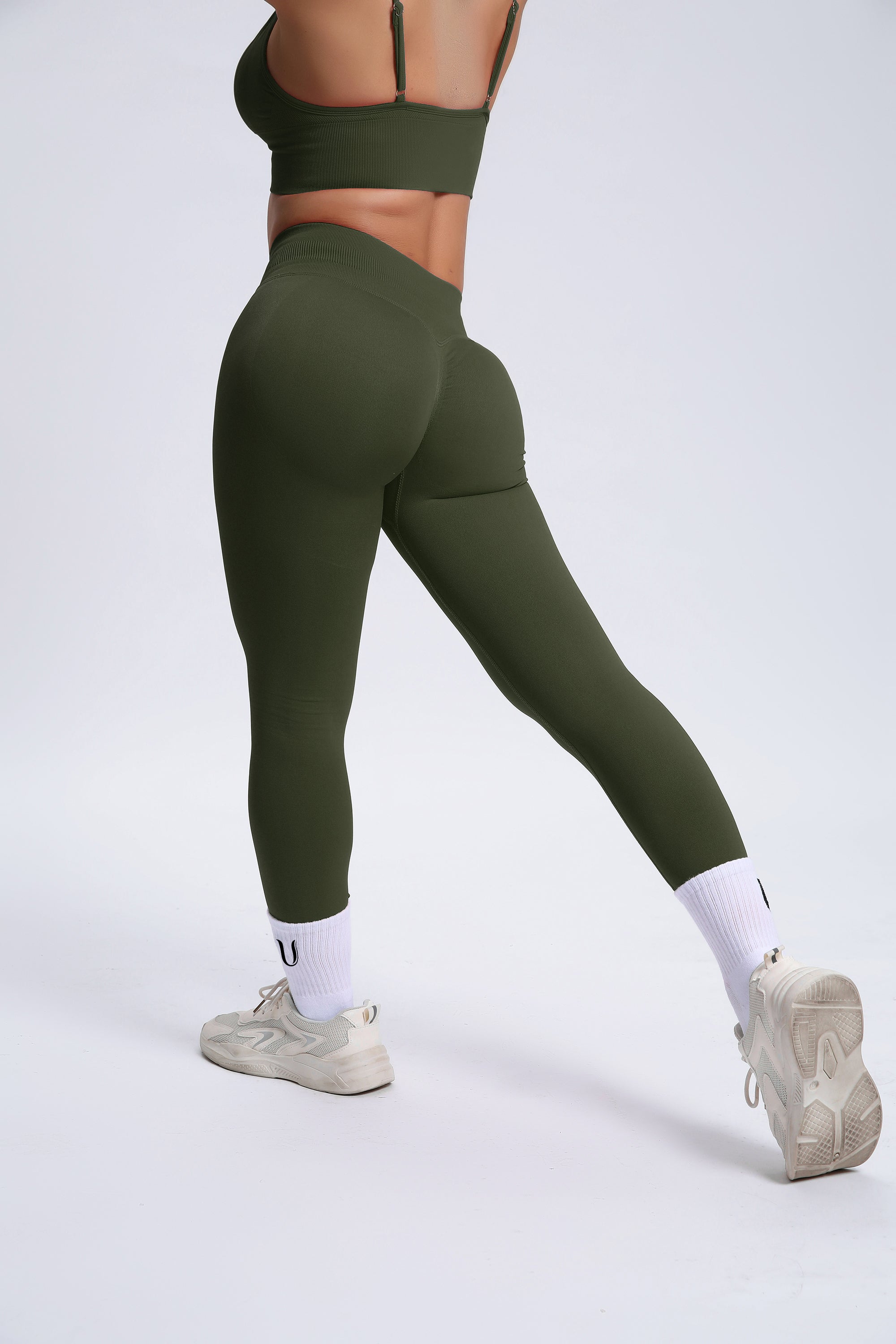 Joy | Sculpt Legging Met Scrunch – Groen