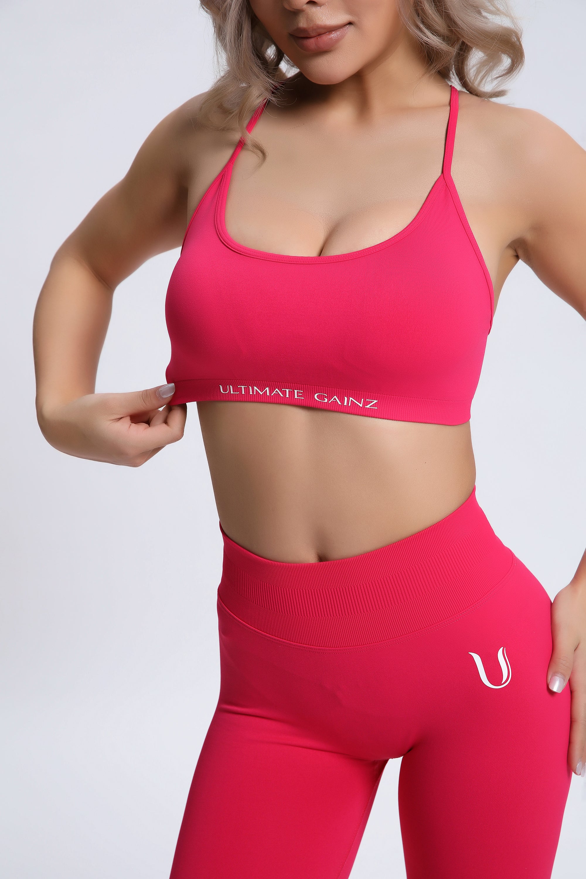 Joy | Crossback Sports Bra – Army Green
