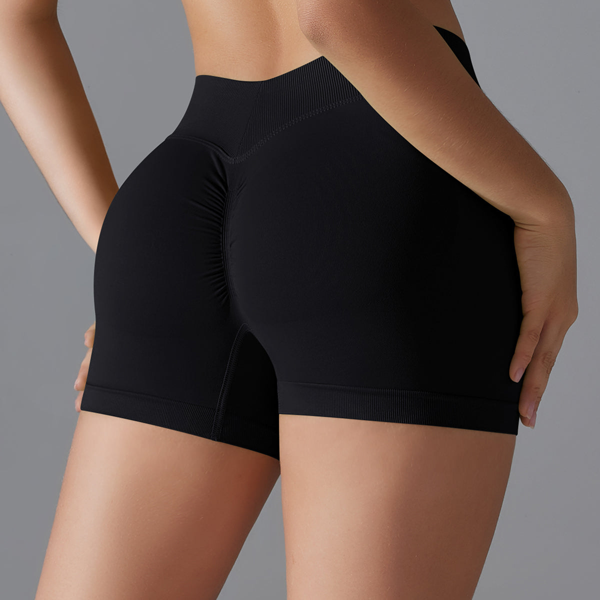 NegroMila V2 | Scrunch Sport Short - Negro