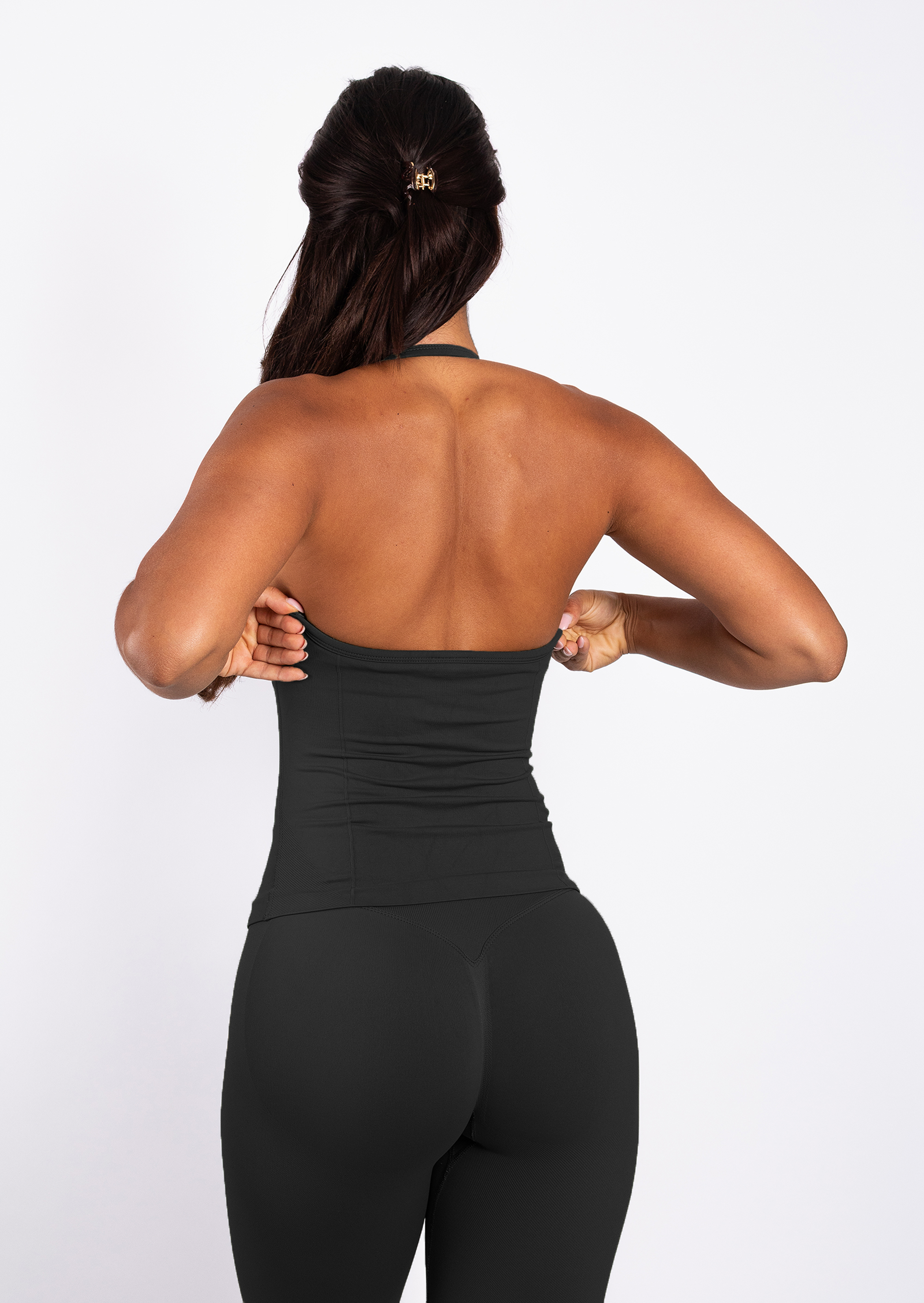 Beau | Crop Top - Zwart