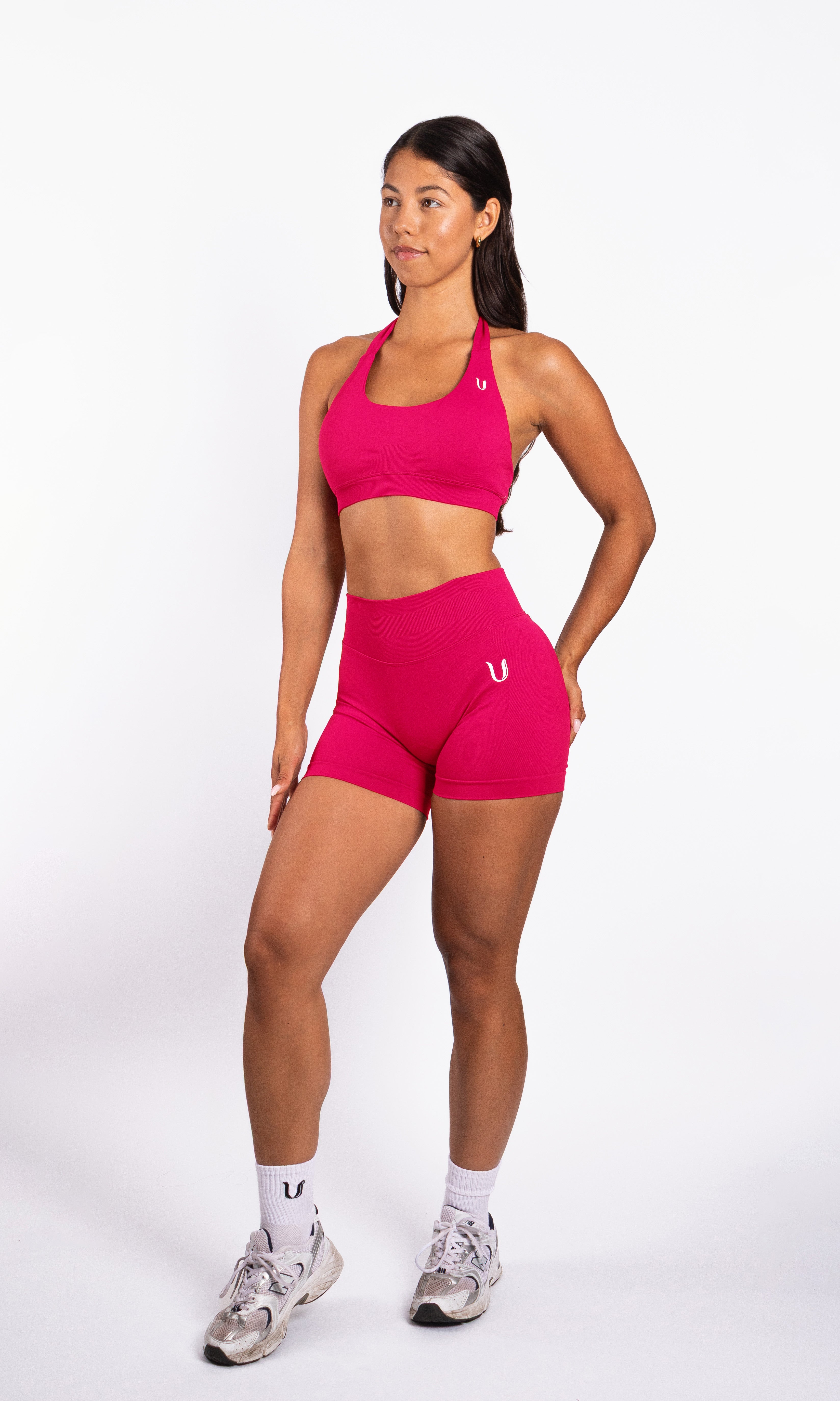 Beau | Cross Bra - Raspberry