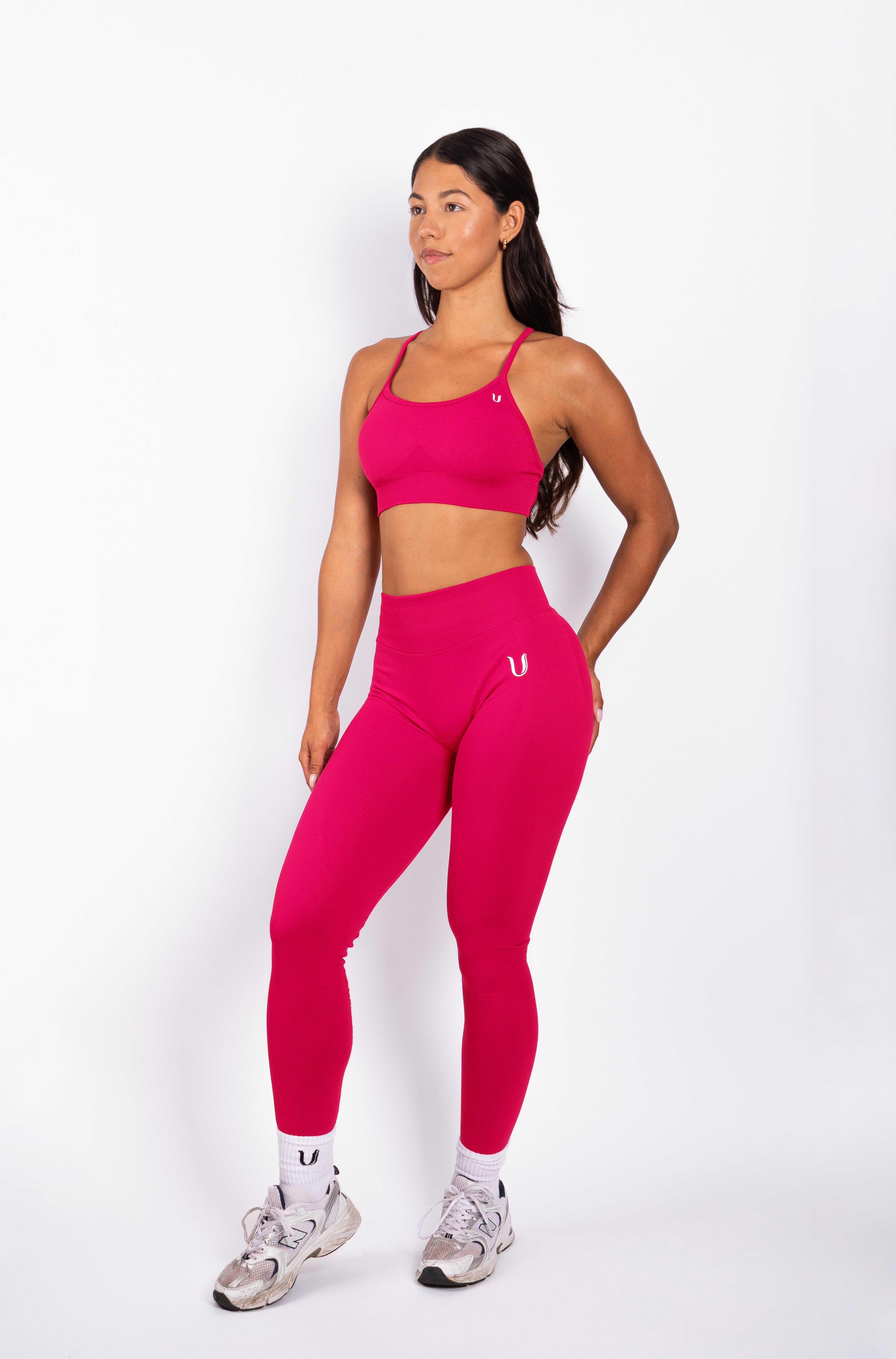 Beau | Cross Bra - Raspberry