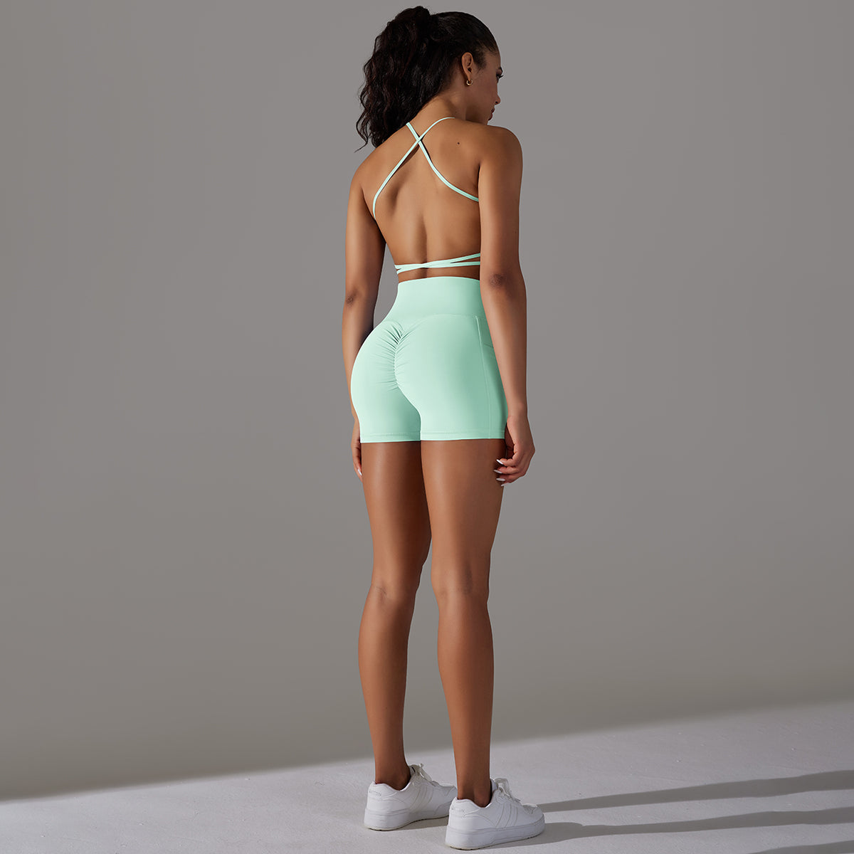 Mila | Short Set Groen - Ultimate Gainz