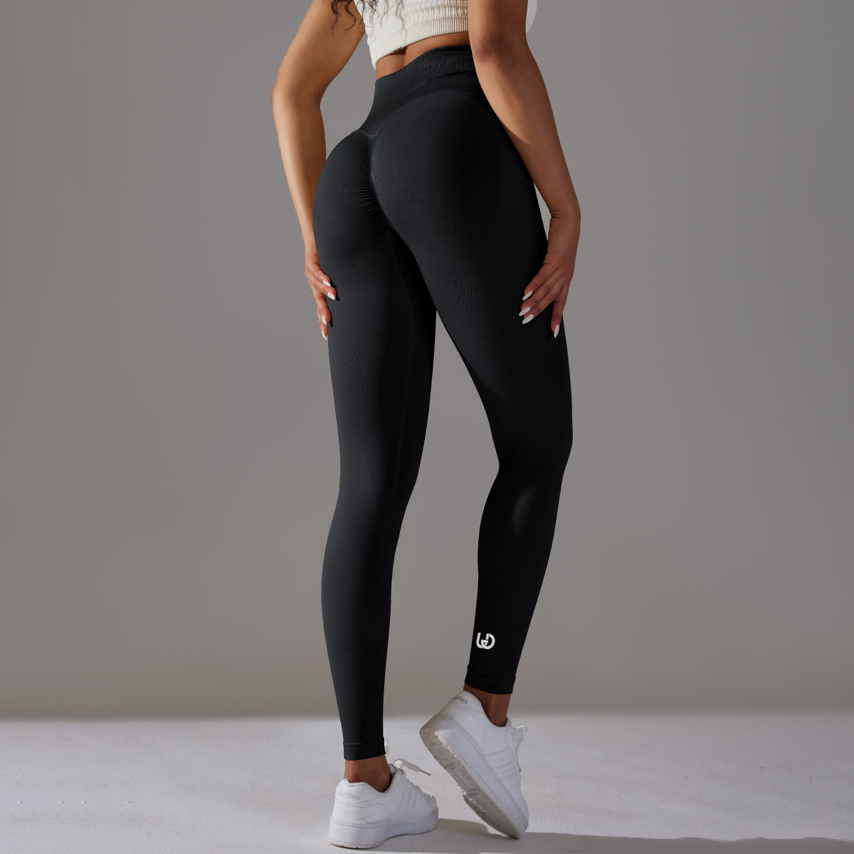 Celine | High Waist Scrunch Legging - Zwart