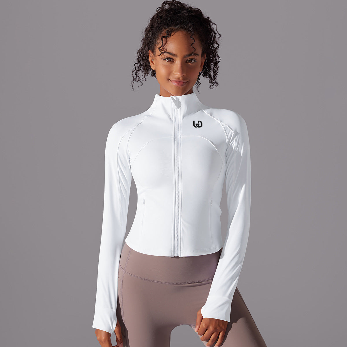 Cloe | Chaqueta Performance con cremallera - Blanco