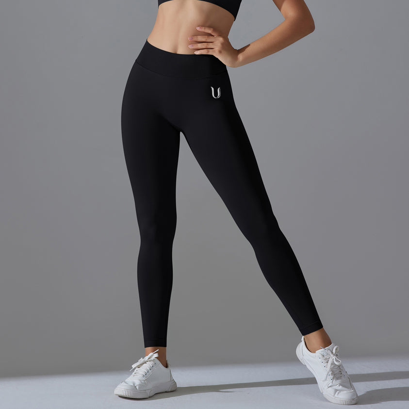 Mila V2 | Scrunch Sport Leggings - Schwarz