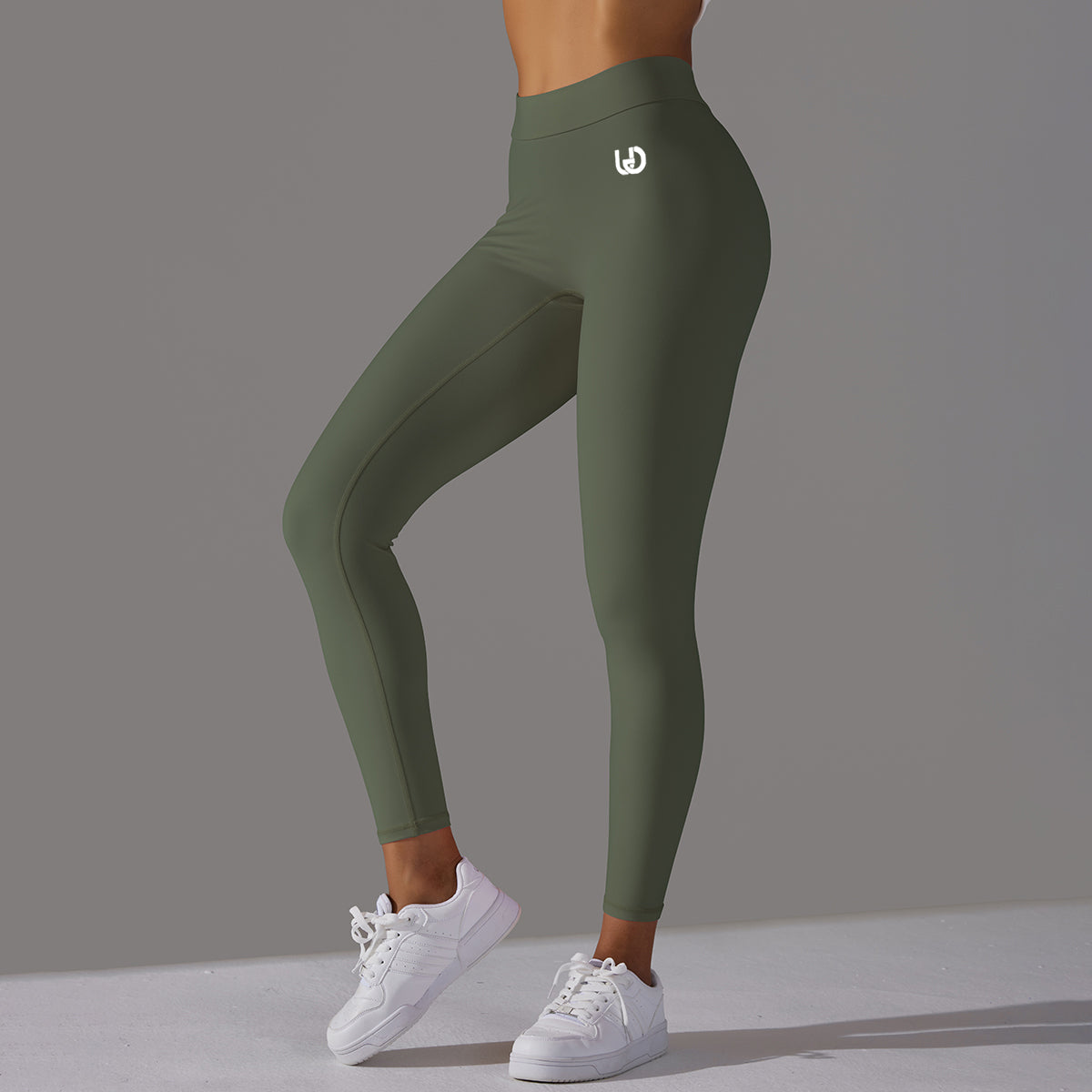 Emma | Legging Extra Scrunch - Legergroen