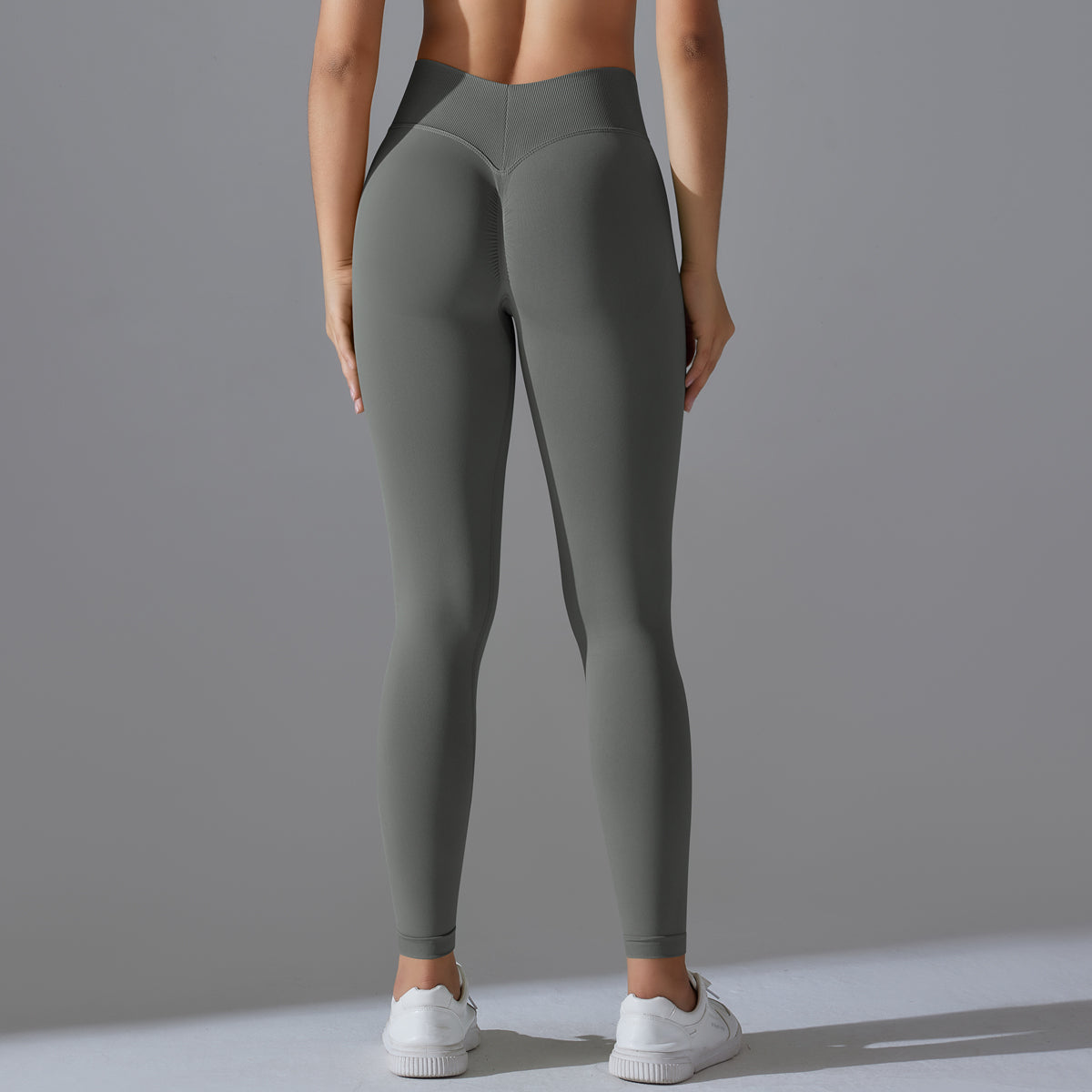 Mila V2 | Scrunch Sport Leggings - Grau