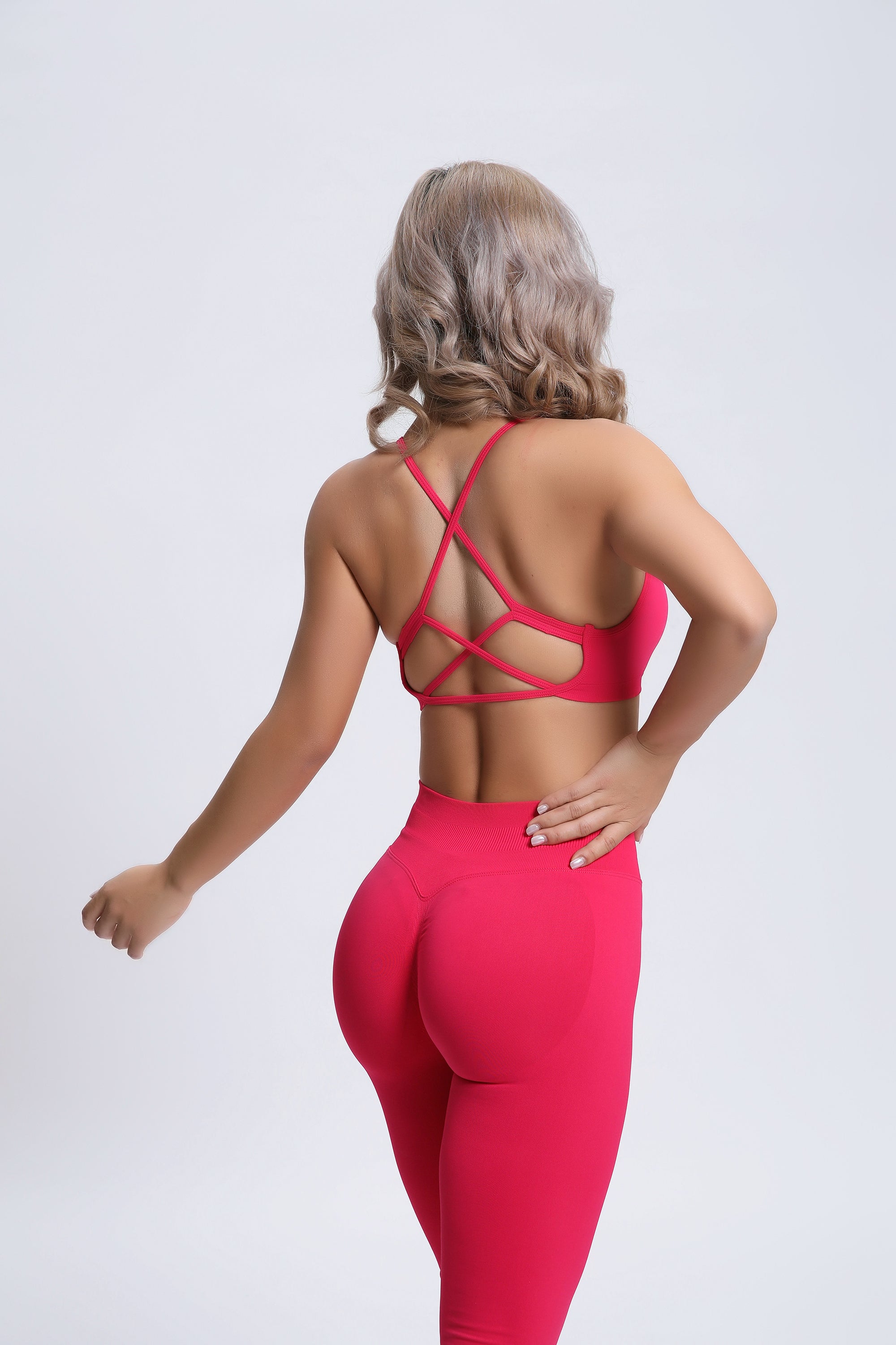 Joy | Crossback Sports Bra – Army Green