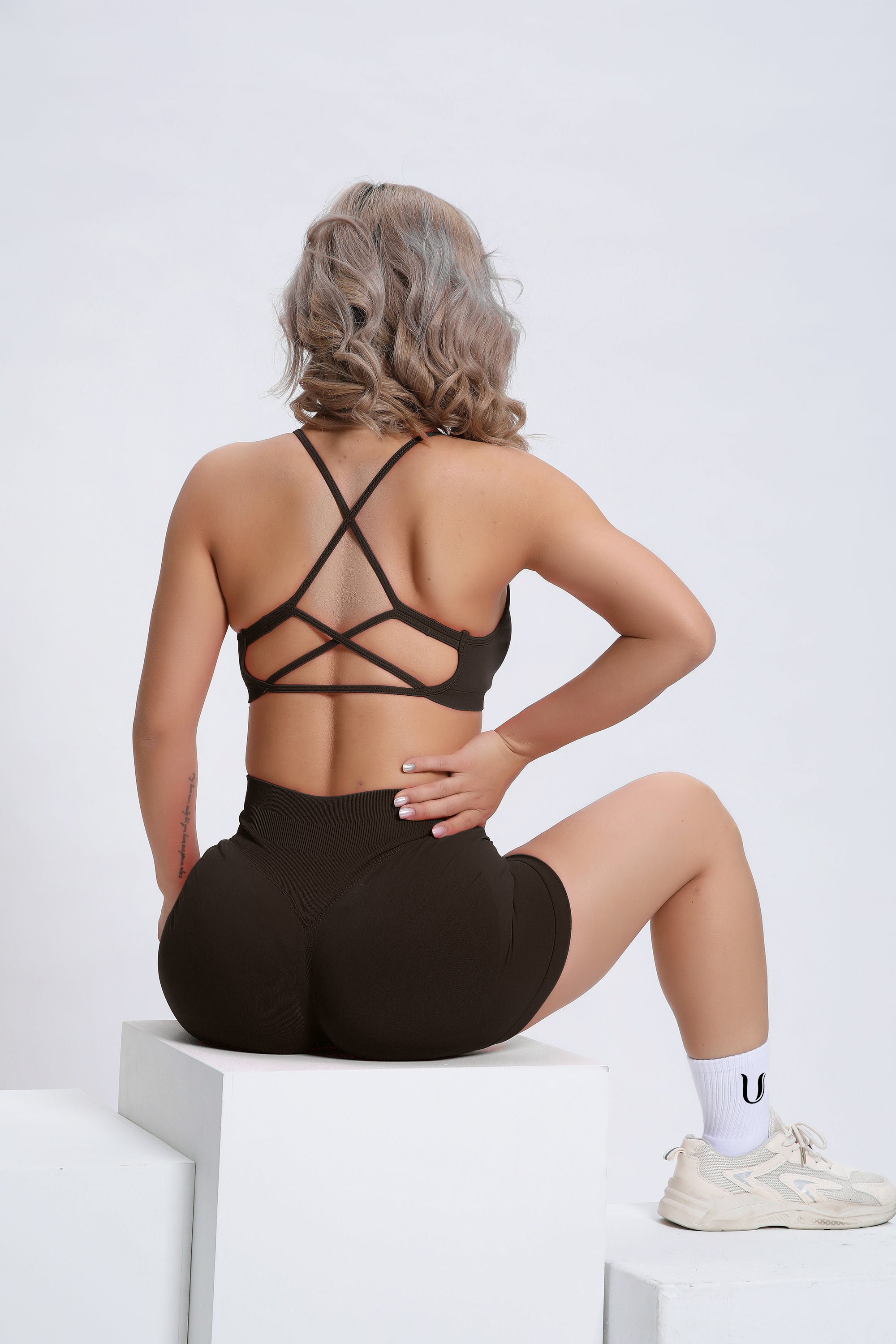 Joy | Crossback Sports Bra – Army Green