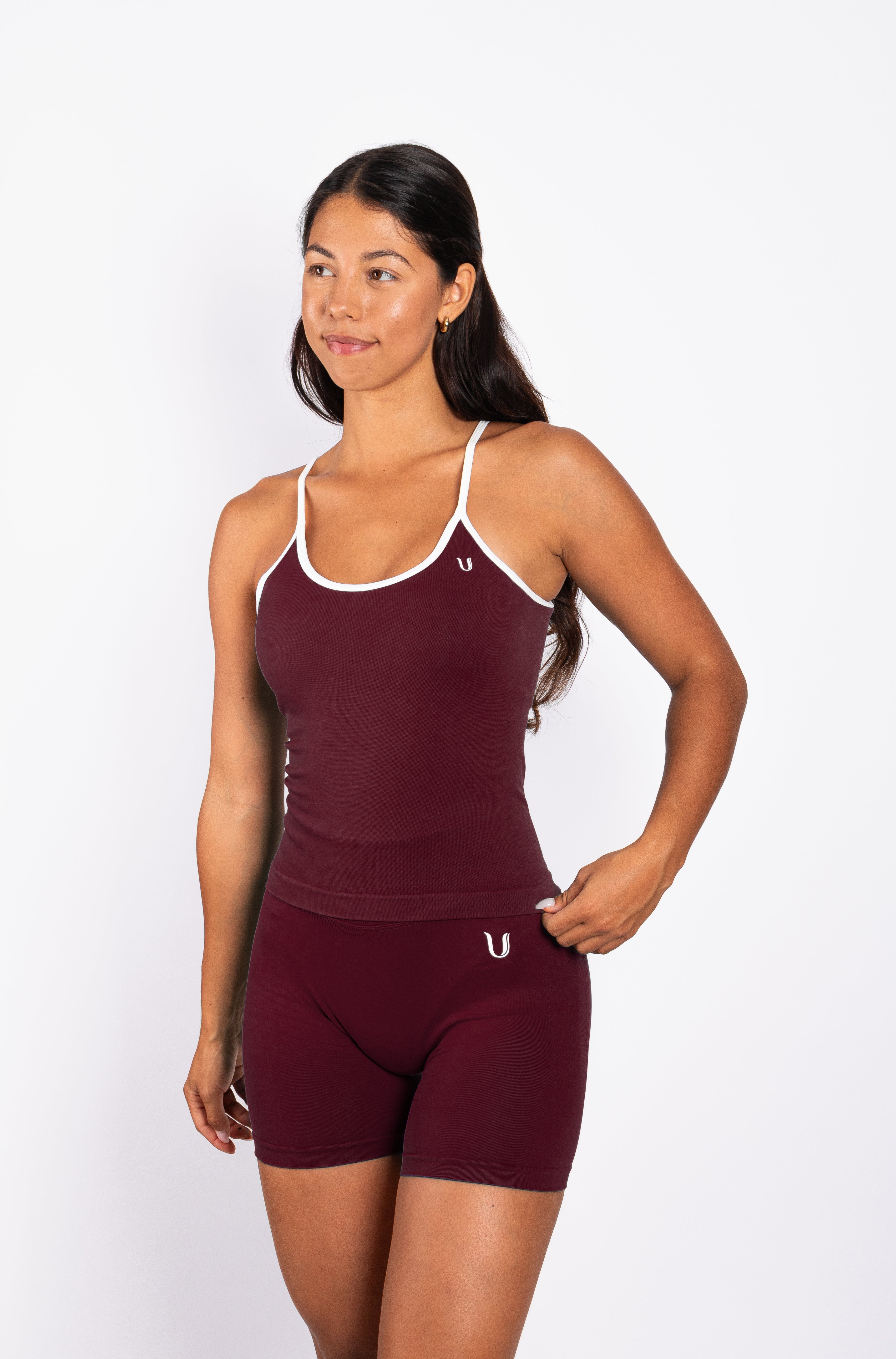 Ivy | Seamless Tank Top - Bordeaux