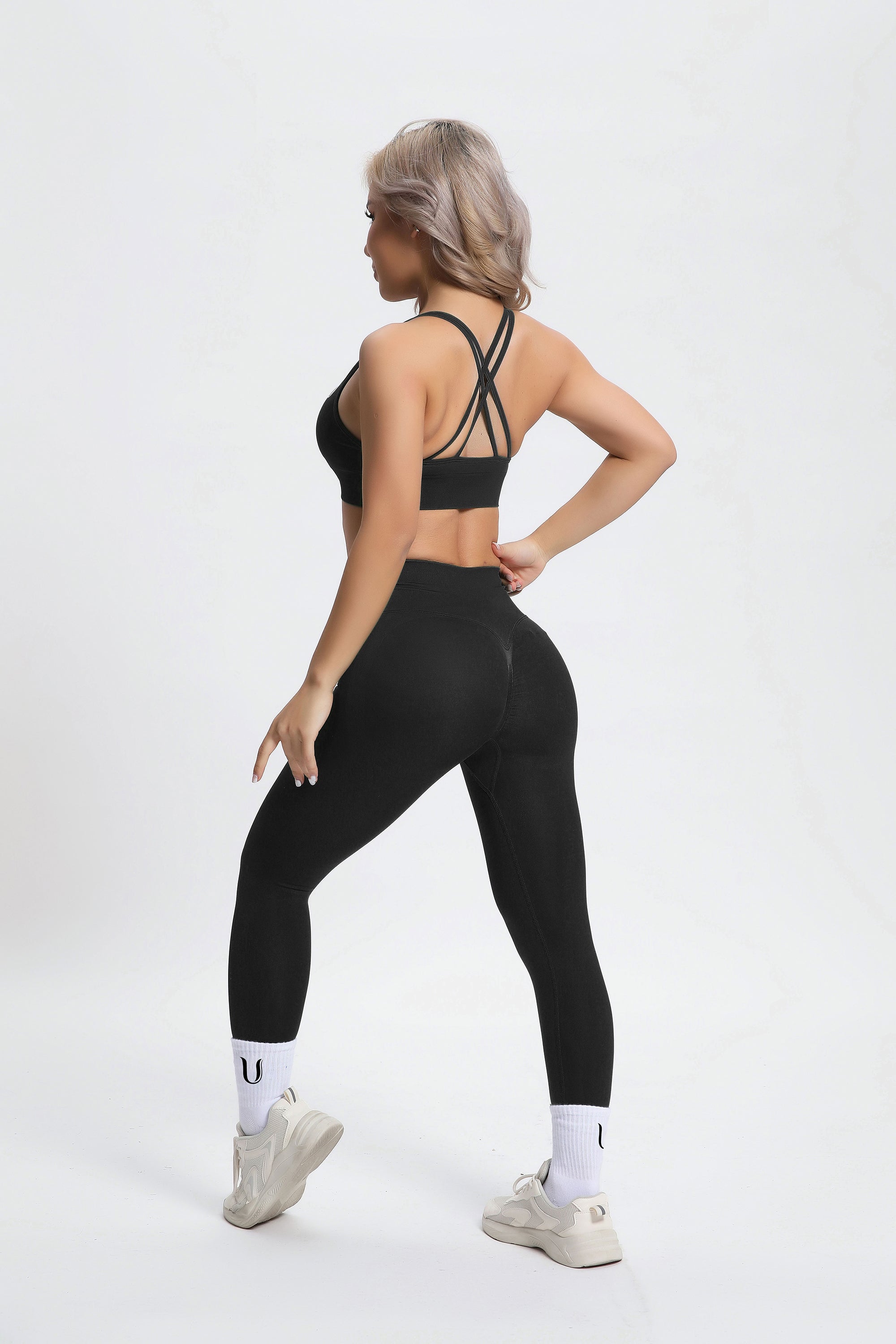 Olivia | Naadloze Power Legging - Zwart