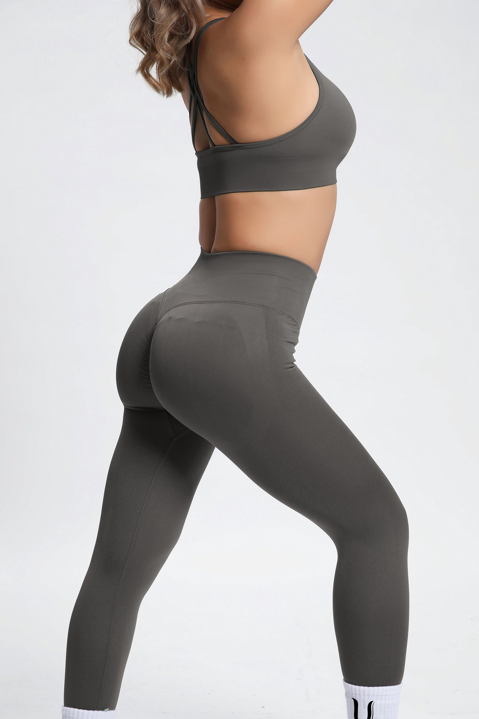 Olivia | Naadloze Power Legging - Grijs