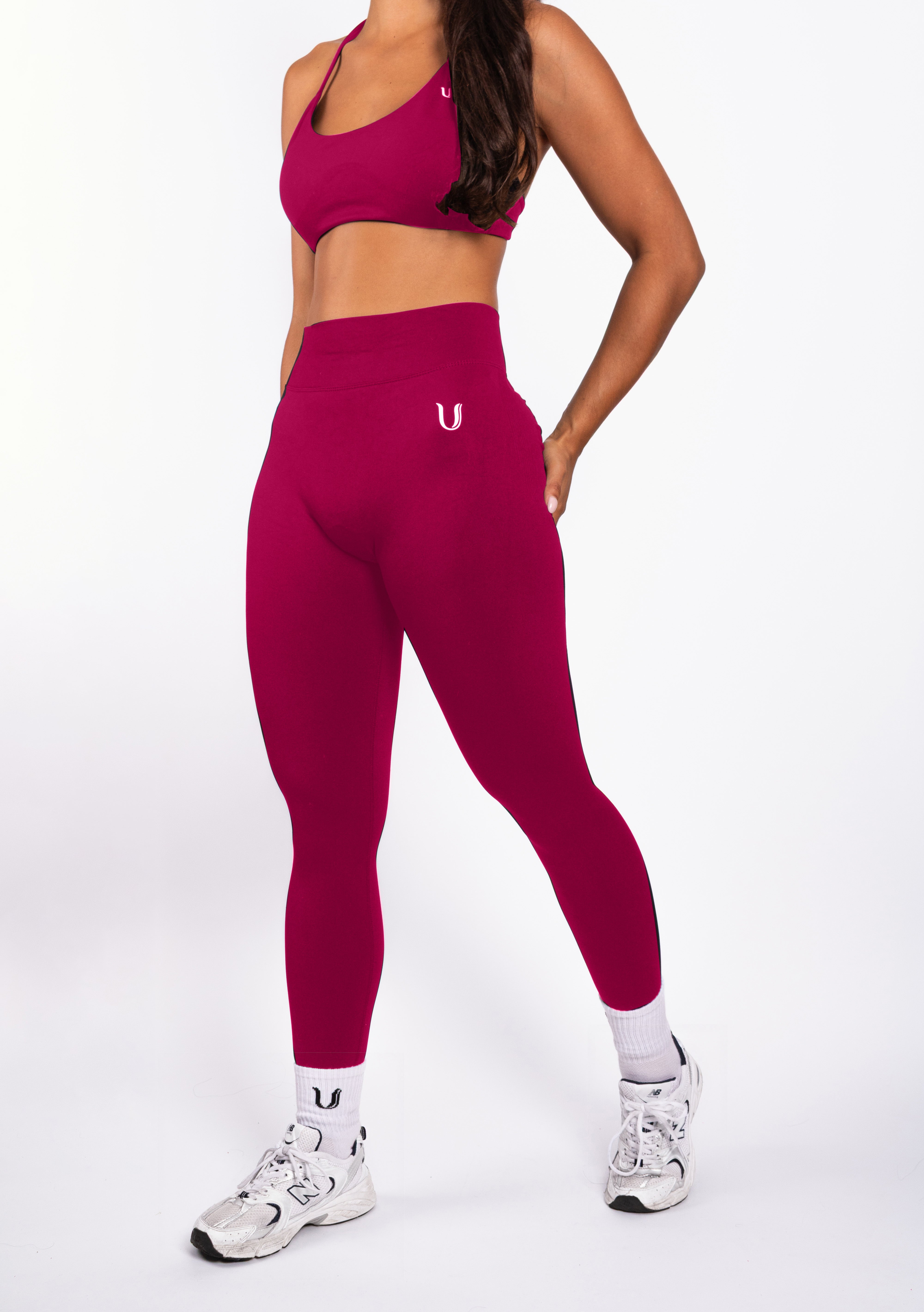 Nova | Seamless Shaping Leggings – Raspberry