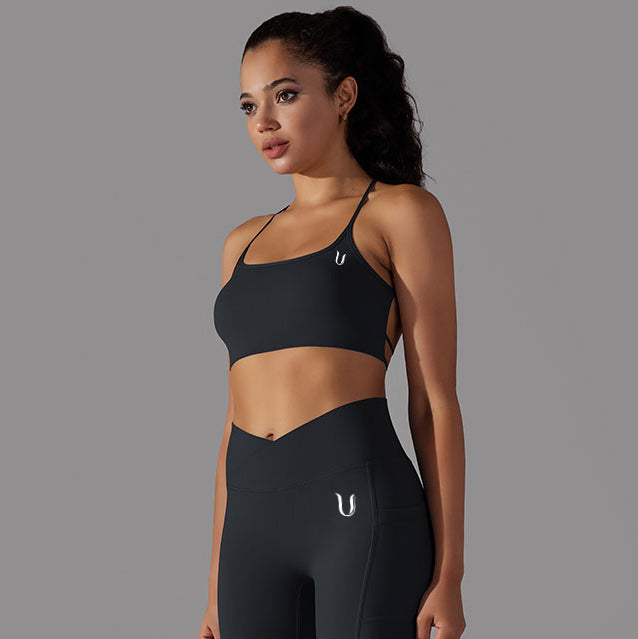 Mila | Leggings Top Set - Schwarz