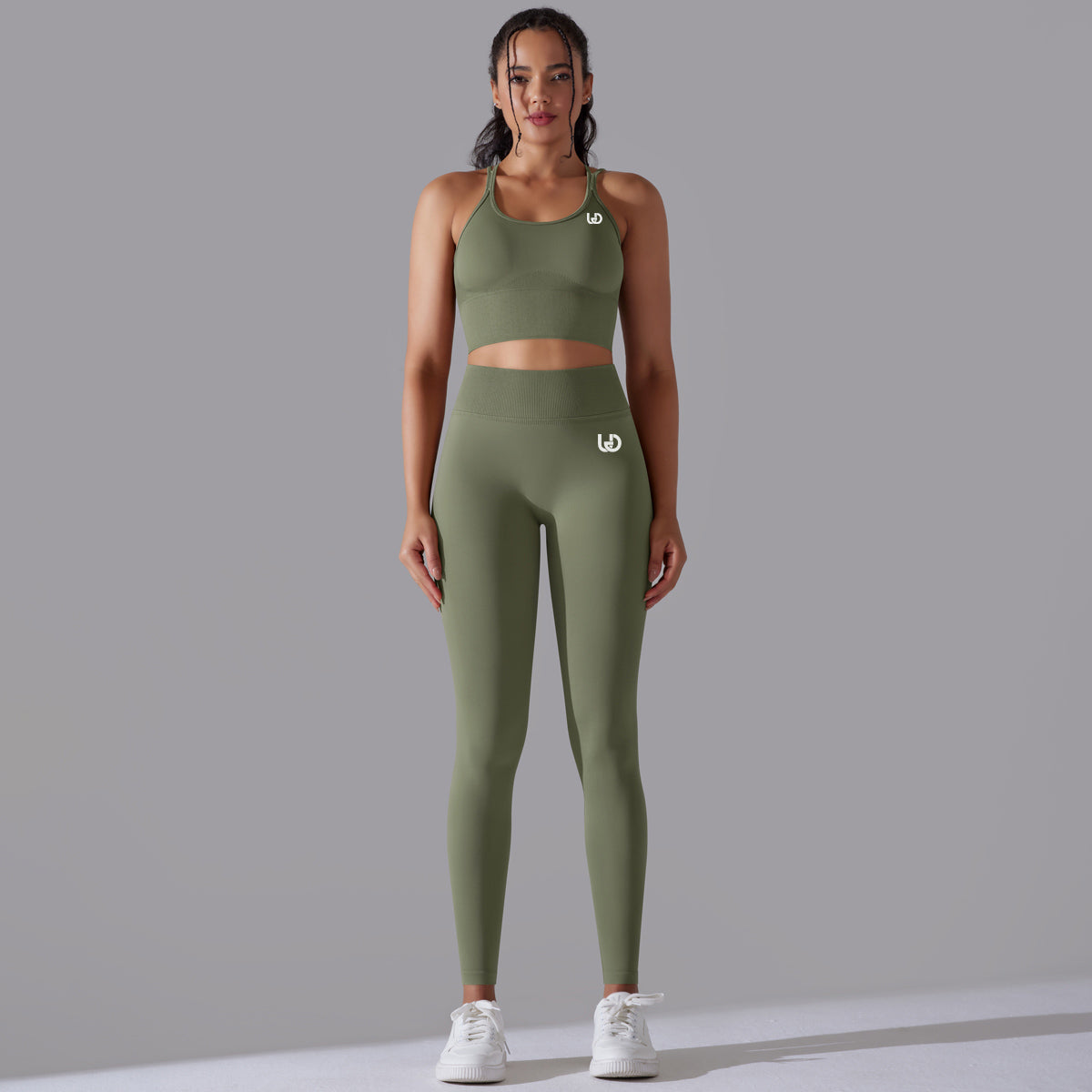 Margarita | Conjunto de top legging - Verde