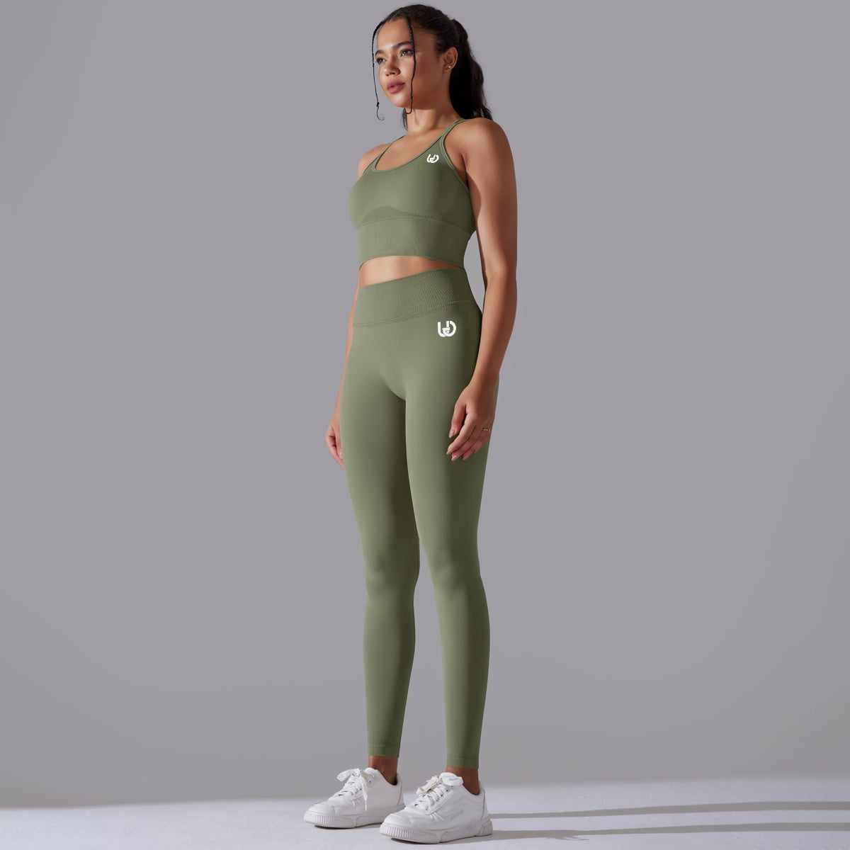 Margarita | Conjunto de top legging - Verde