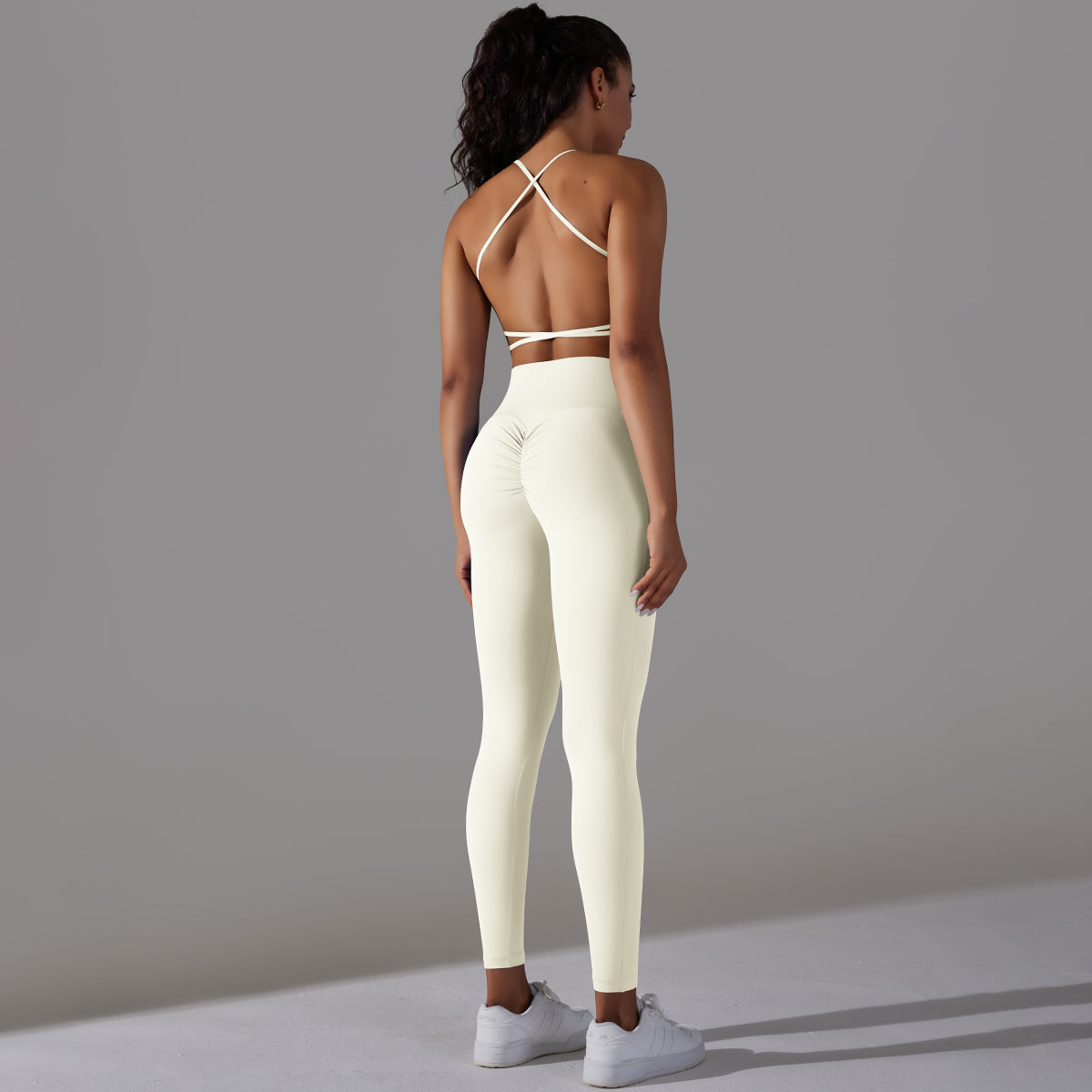 Milá | Conjunto Legging-Top - Blanco