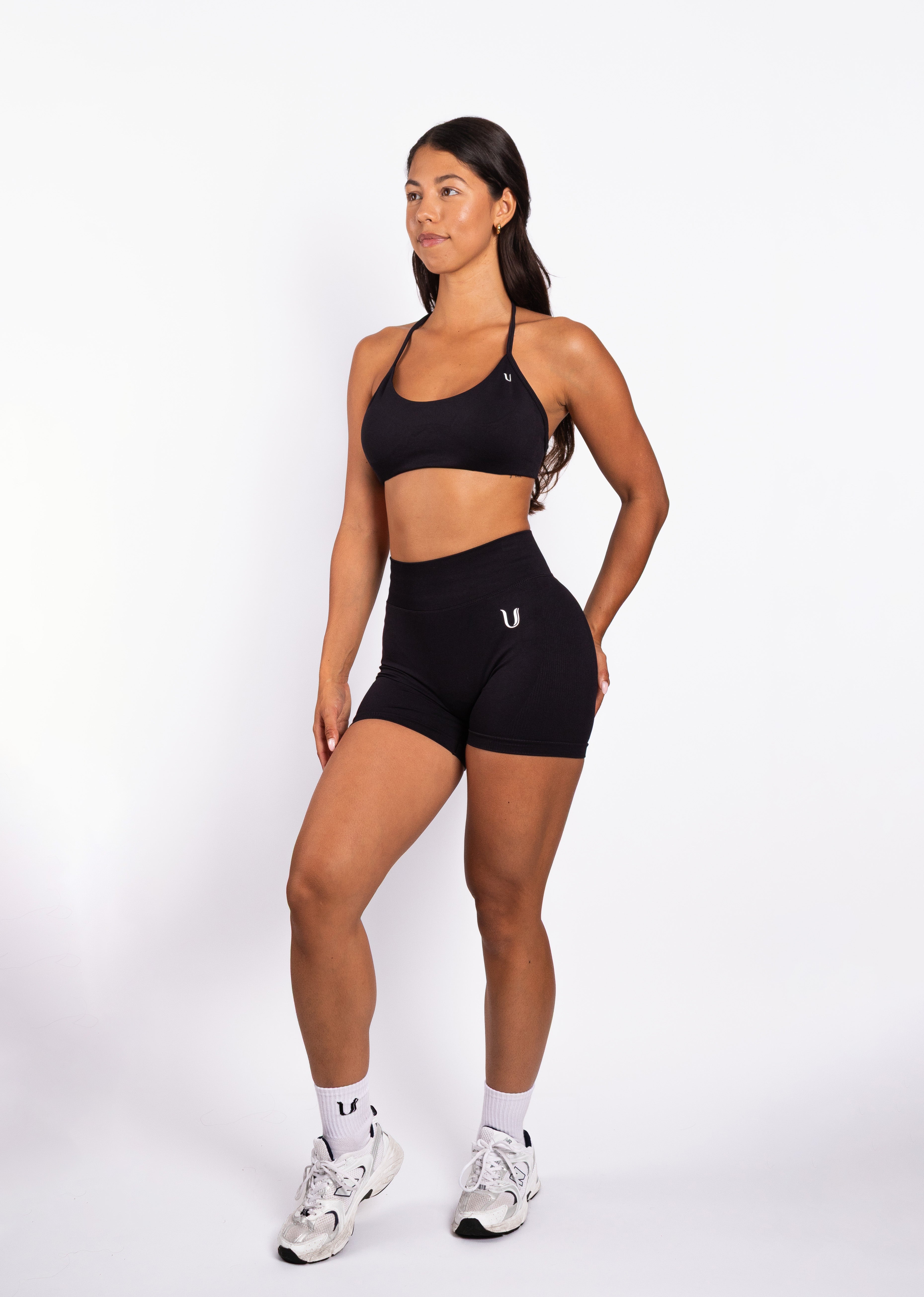 Nova | Seamless Open Back Bra – Black