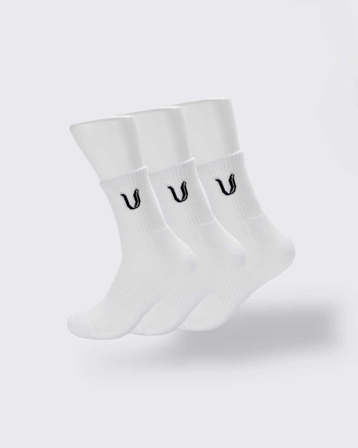 Ultimate Gainz - Calcetines de Rendimiento Unisex - Blanco 1 Par