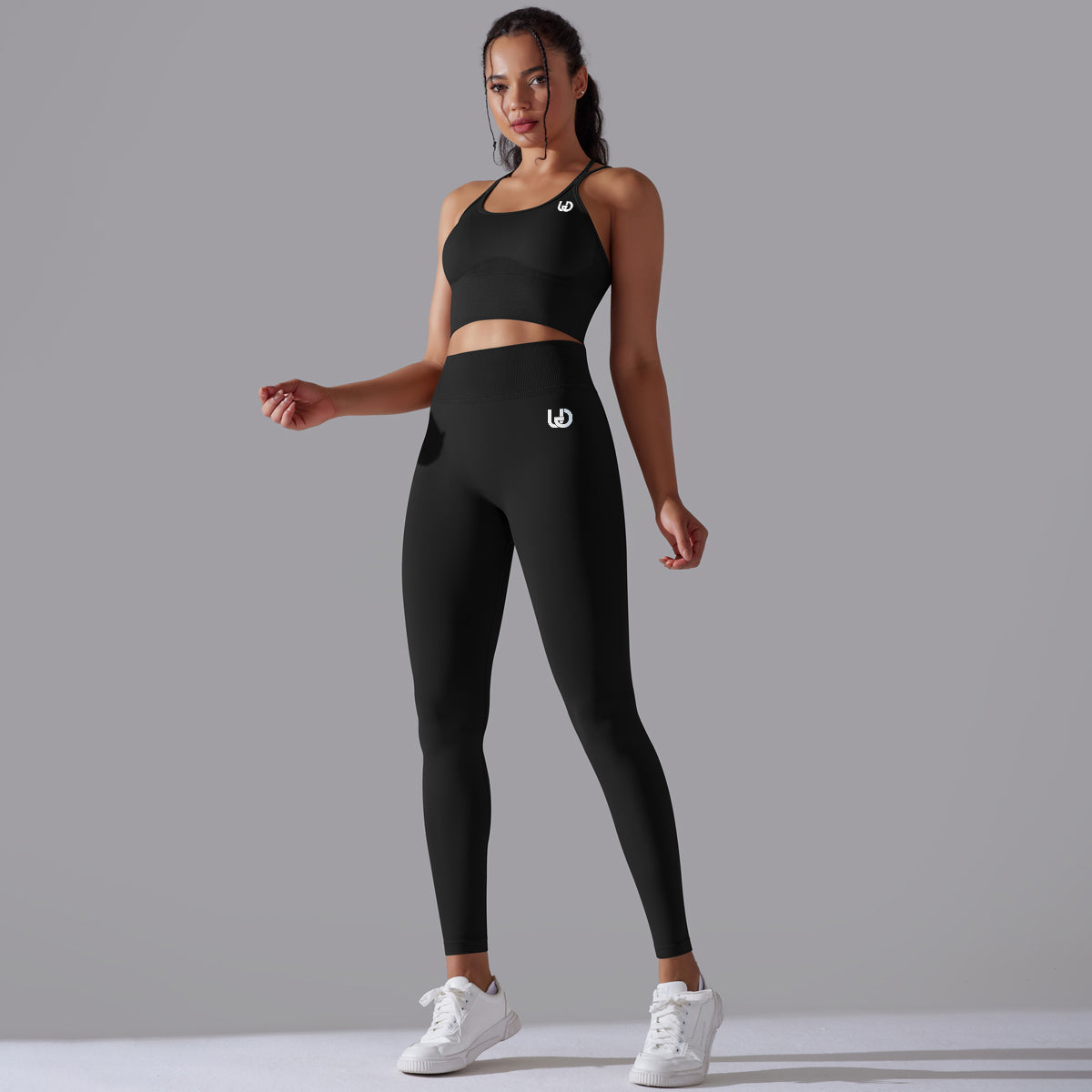 Daisy | Legging Top Set - Schwarz