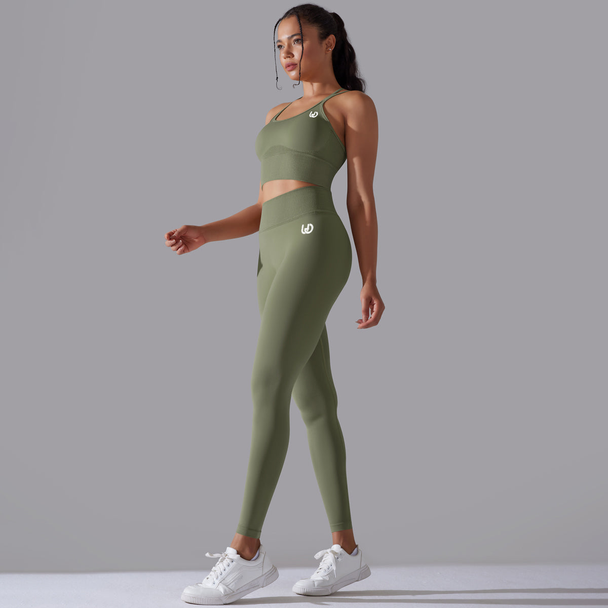 Margarita | Conjunto de top legging - Verde