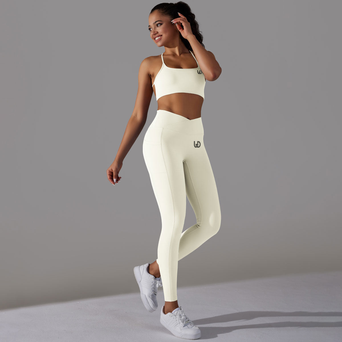 Mila | Leggings Top Set - Weiß