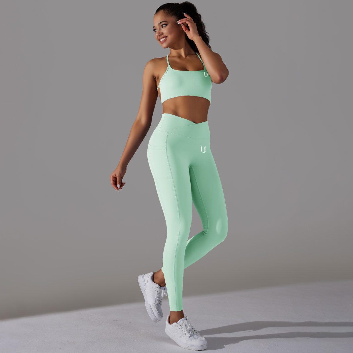 Mila | Legging-Top Set - Groen