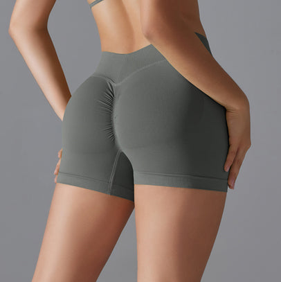 Mila V2 | Scrunch Sport Shorts - Grau