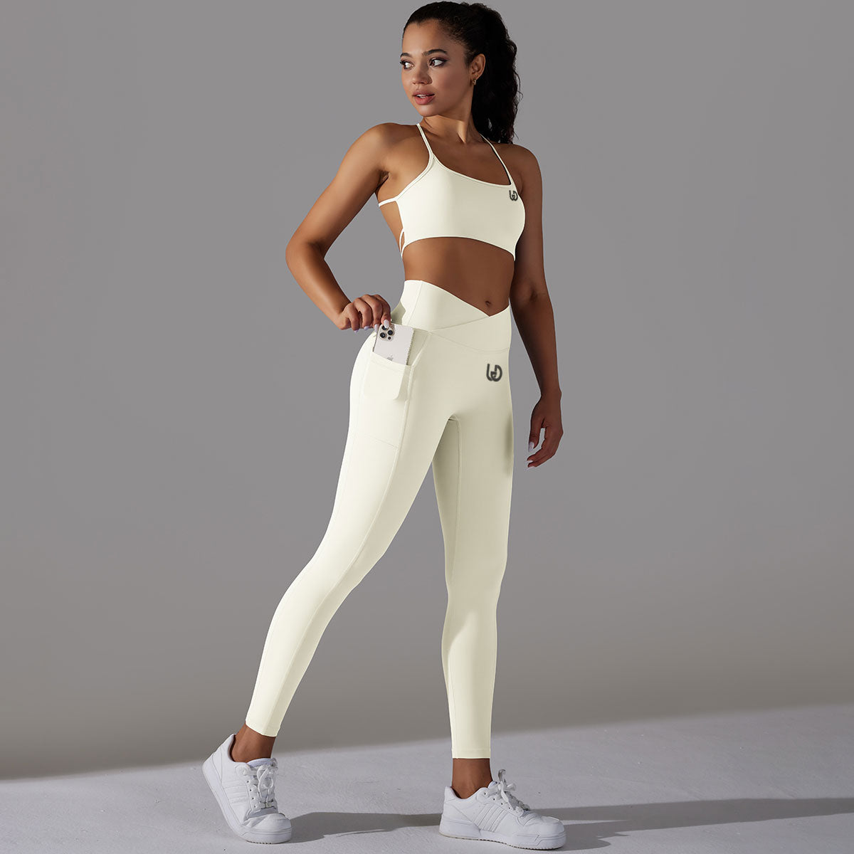 Mila | Leggings Top Set - Weiß