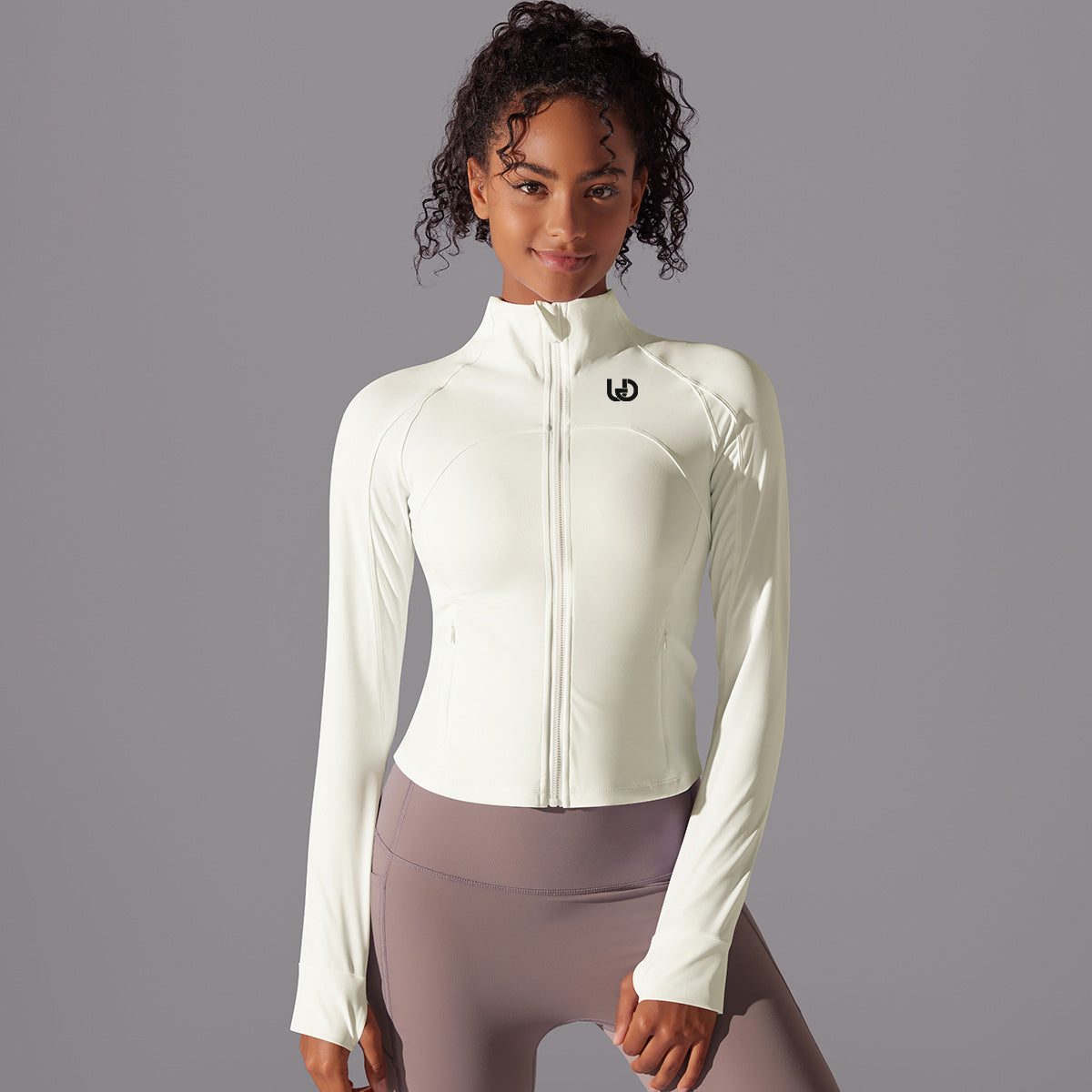 Cloe | Chaqueta Performance con cremallera - Marfil