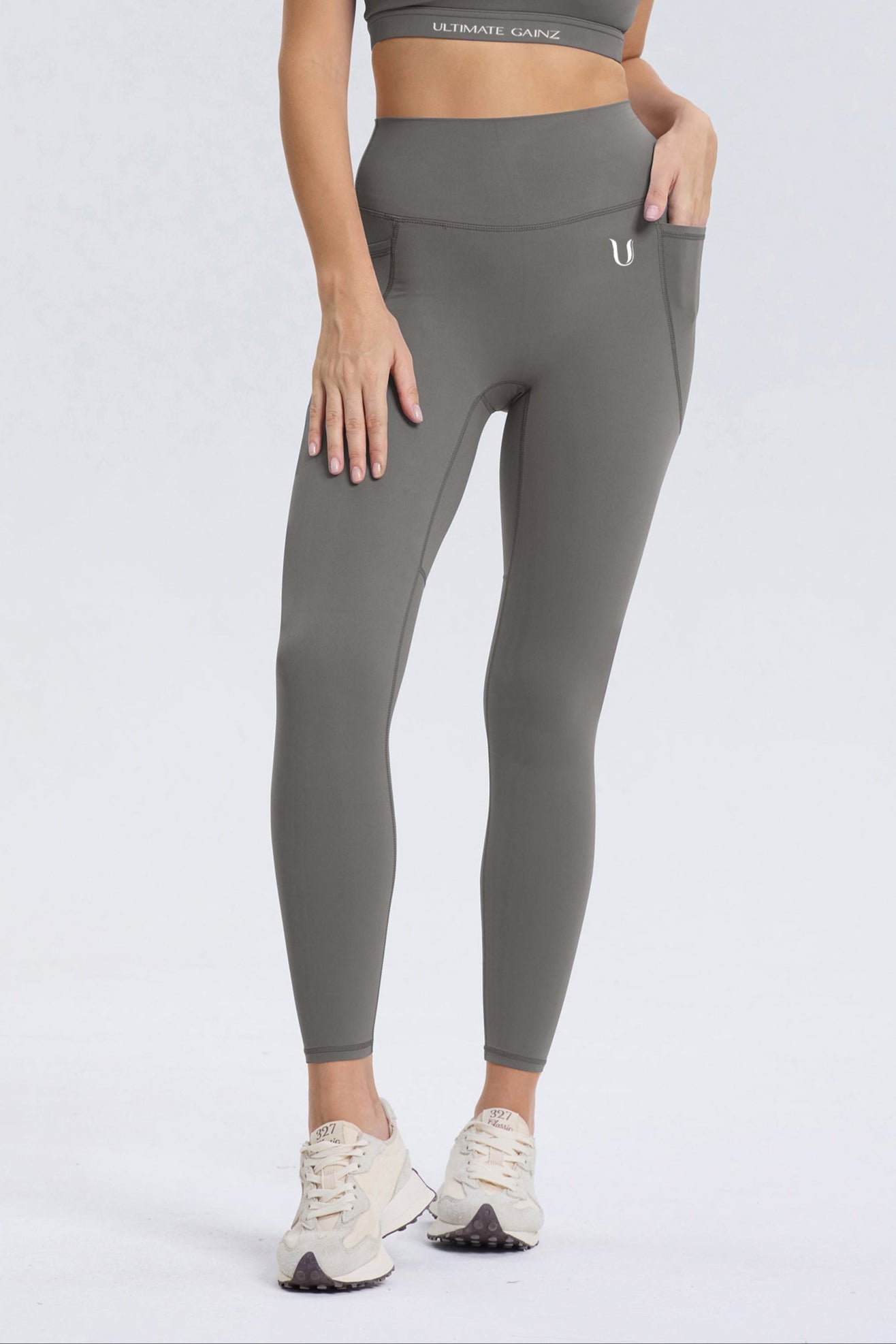 Palmer | Leggings con bolsillos - Gris