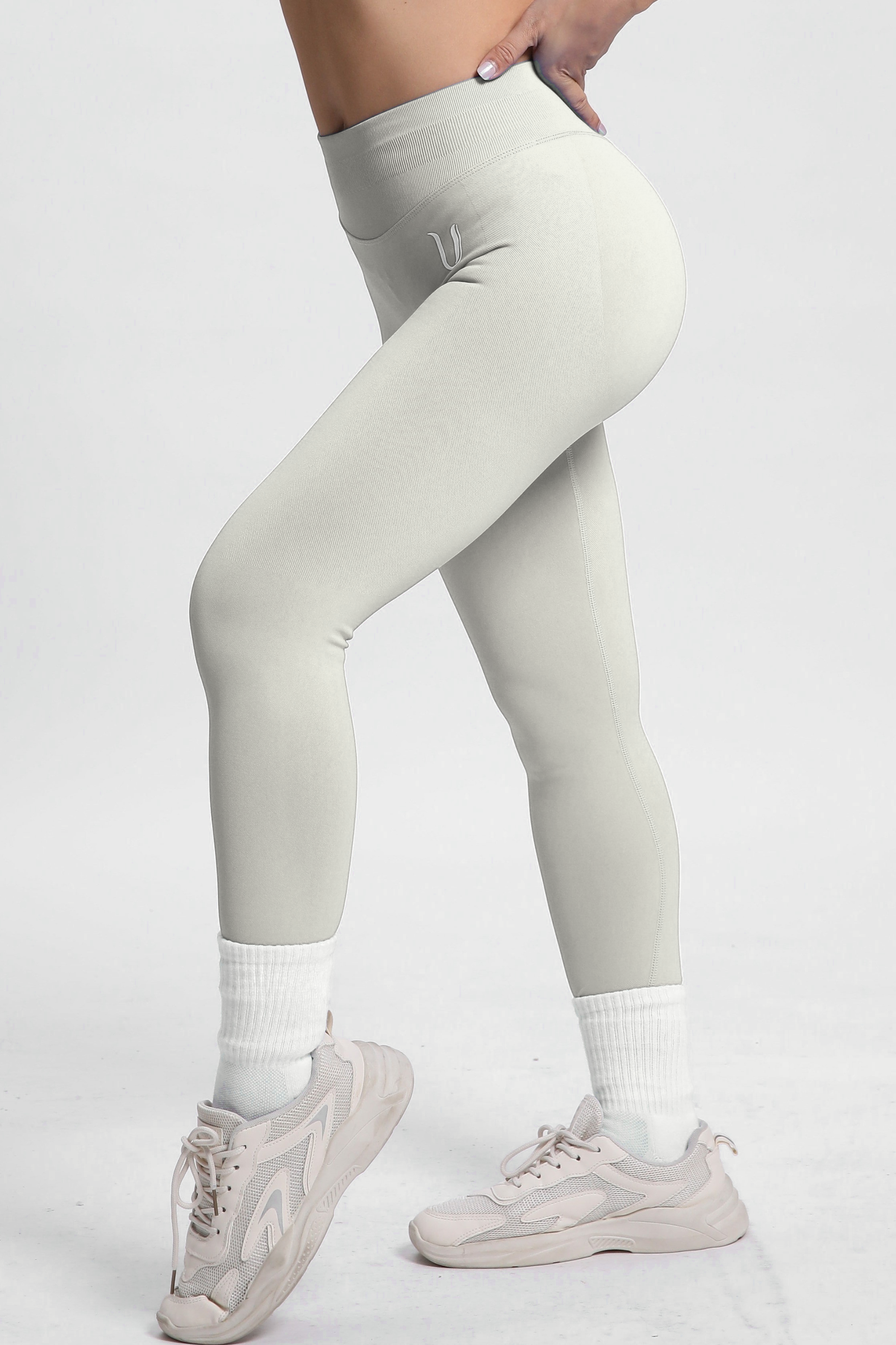 Beau | Leggings de Alto Rendimiento - Marfil