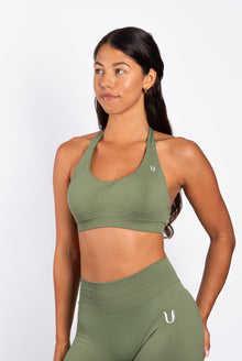 Beau | Halter Support Bra – Grün