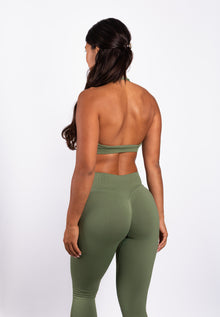 Beau | Halter Support Bra – Grün