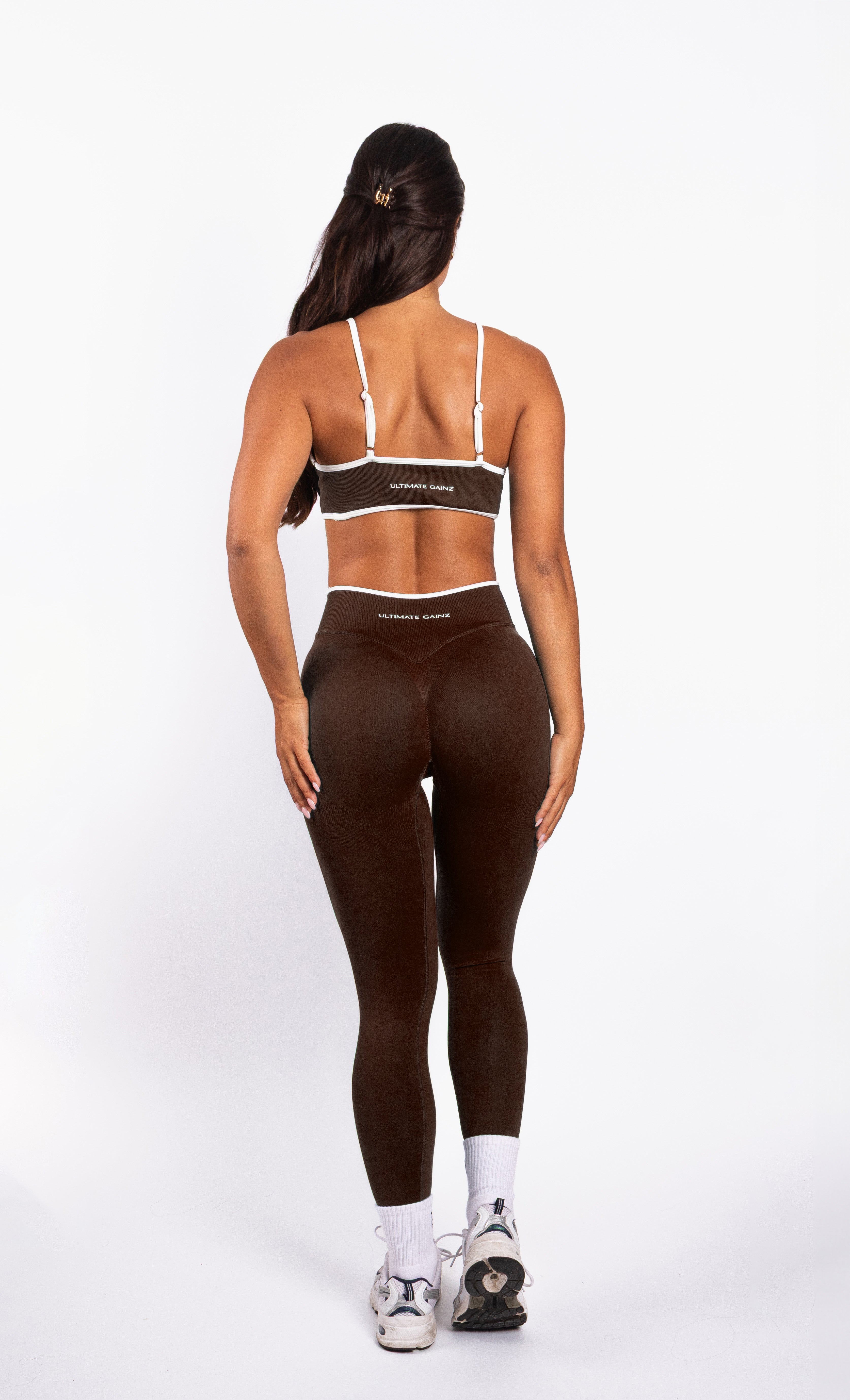 Ivy | Seamless Top de Tirantes – Marrón