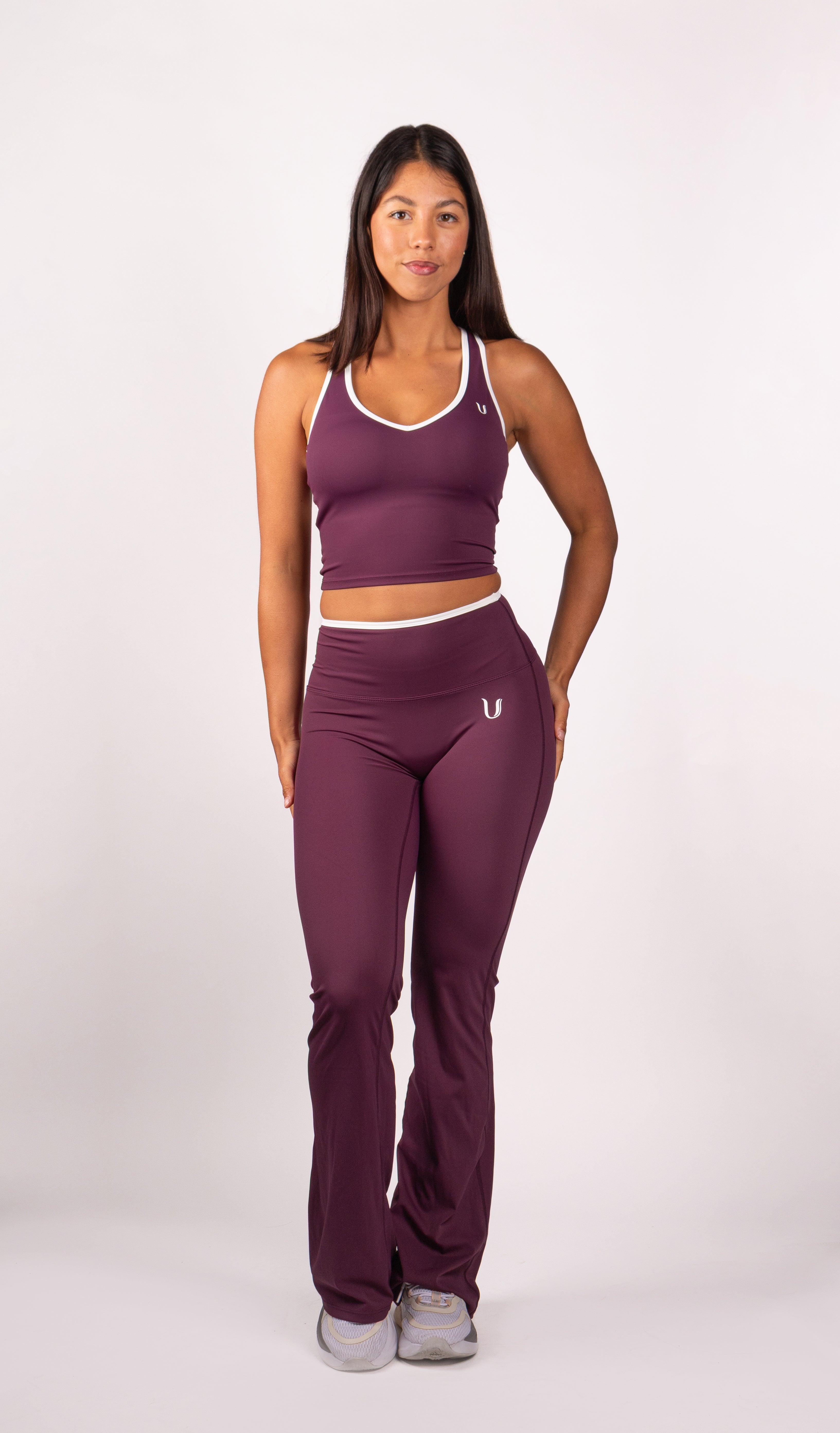 Ivy | Flare Legging – Burdeos