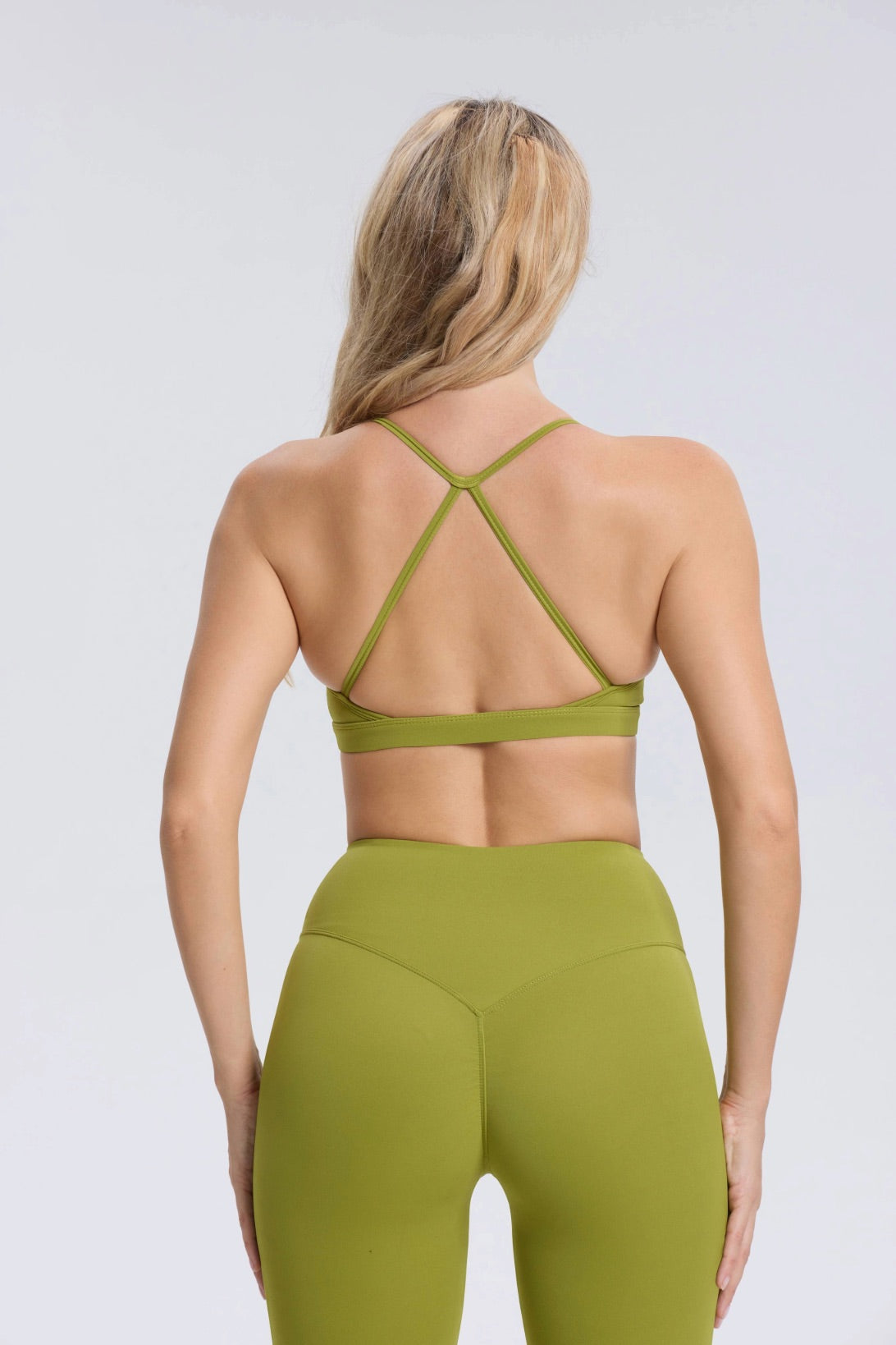 Hailey | Cross-Back Sports BH - Groen