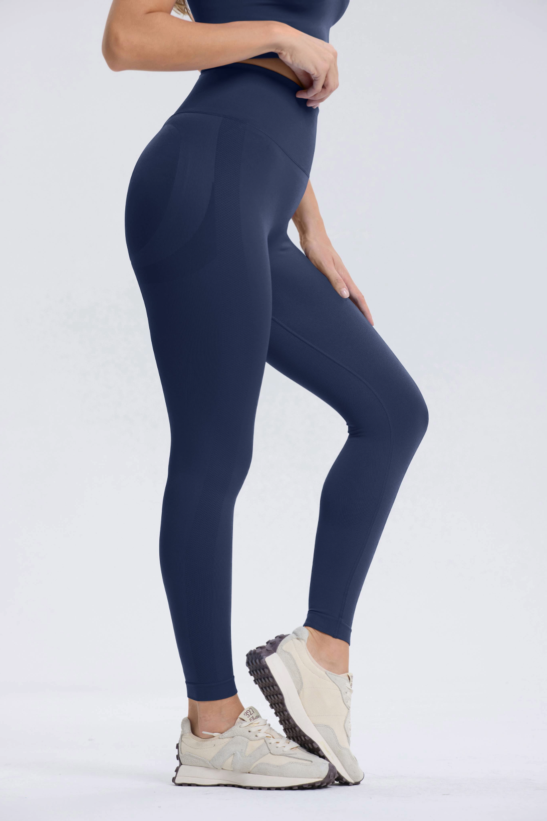 Leonie | Premium Scrunch Legging - Donkerblauw