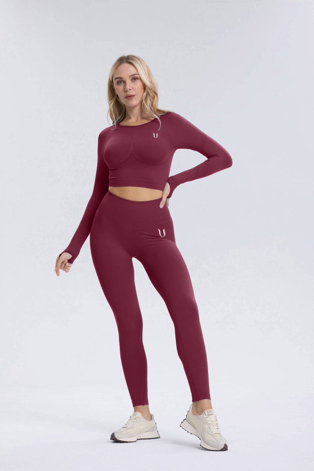 Leonie | Leggings - Weinrot