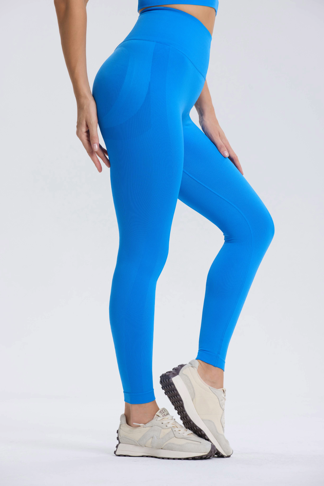 Leonie | Premium Scrunch Legging - Blue