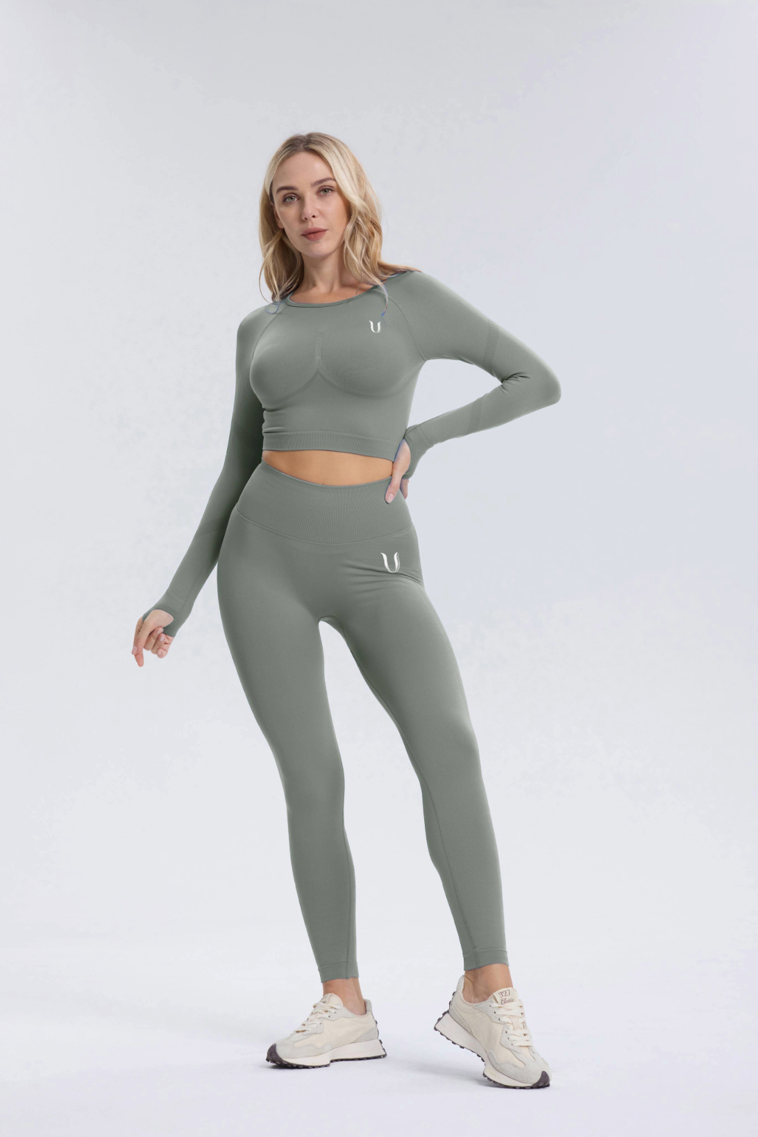 Leonie | Premium Scrunch Legging - Grijs