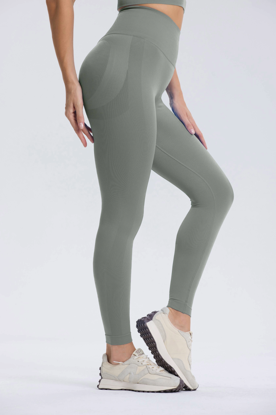 Leonie | Premium Scrunch Legging - Grijs