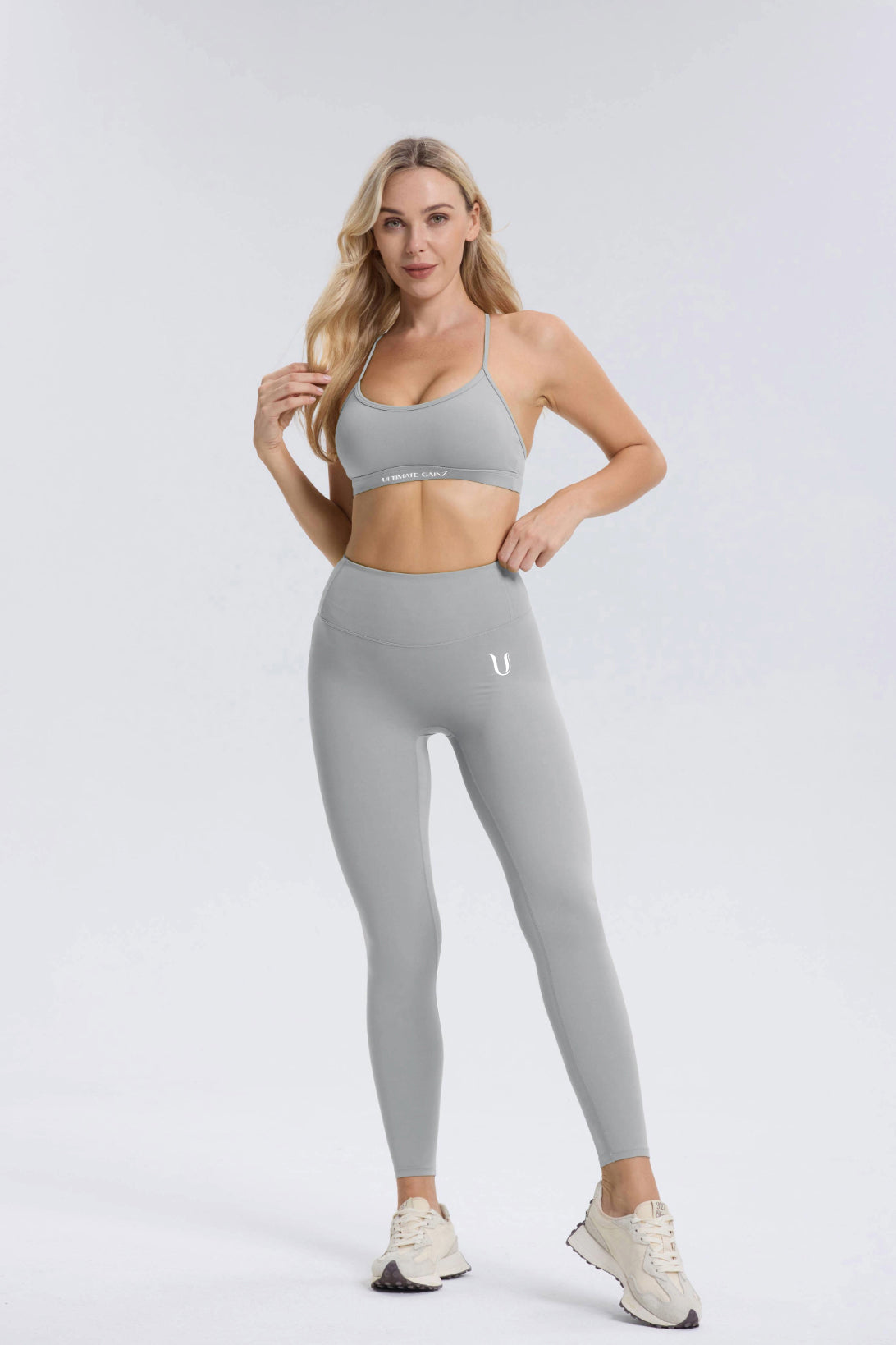 Hailey Set | Top Legging - Lichtgrijs