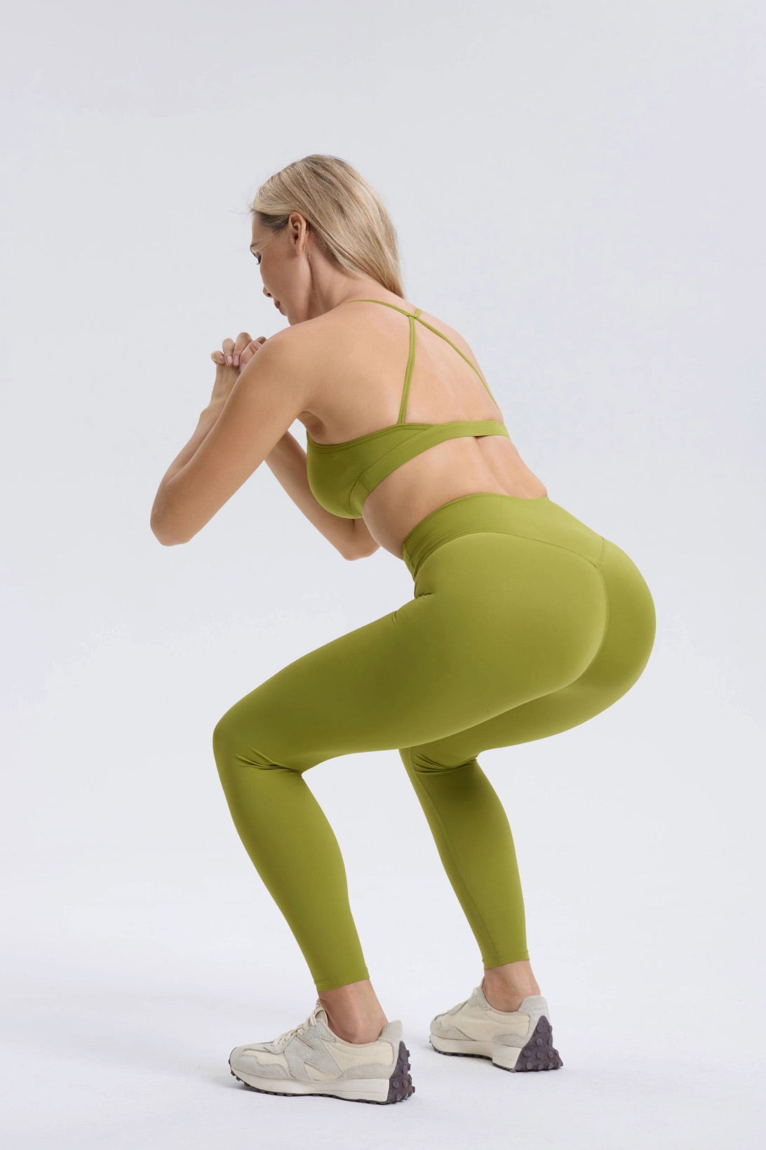 Hailey Set | Naadloze Top Legging - Matcha