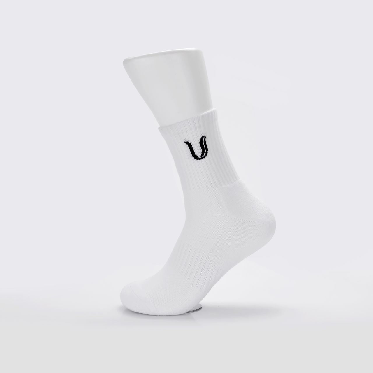 Ultimate Gainz - Performance Socken Unisex - Weiß 1 Paar