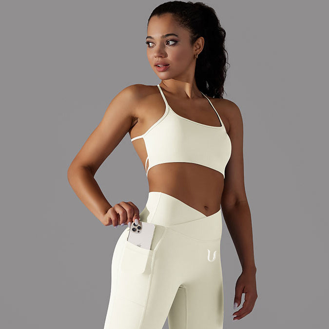 Mila | Strap Sport Bra - Wit