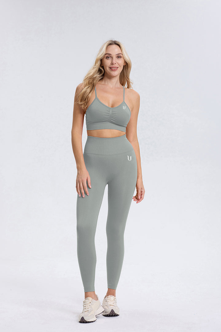 Maeve | High Waist Scrunch Legging - Grijs