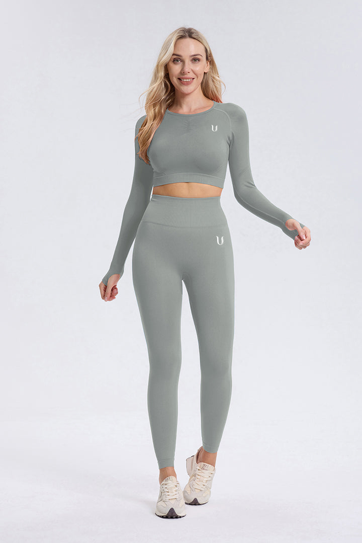 Maeve | High Waist Scrunch Legging - Grijs